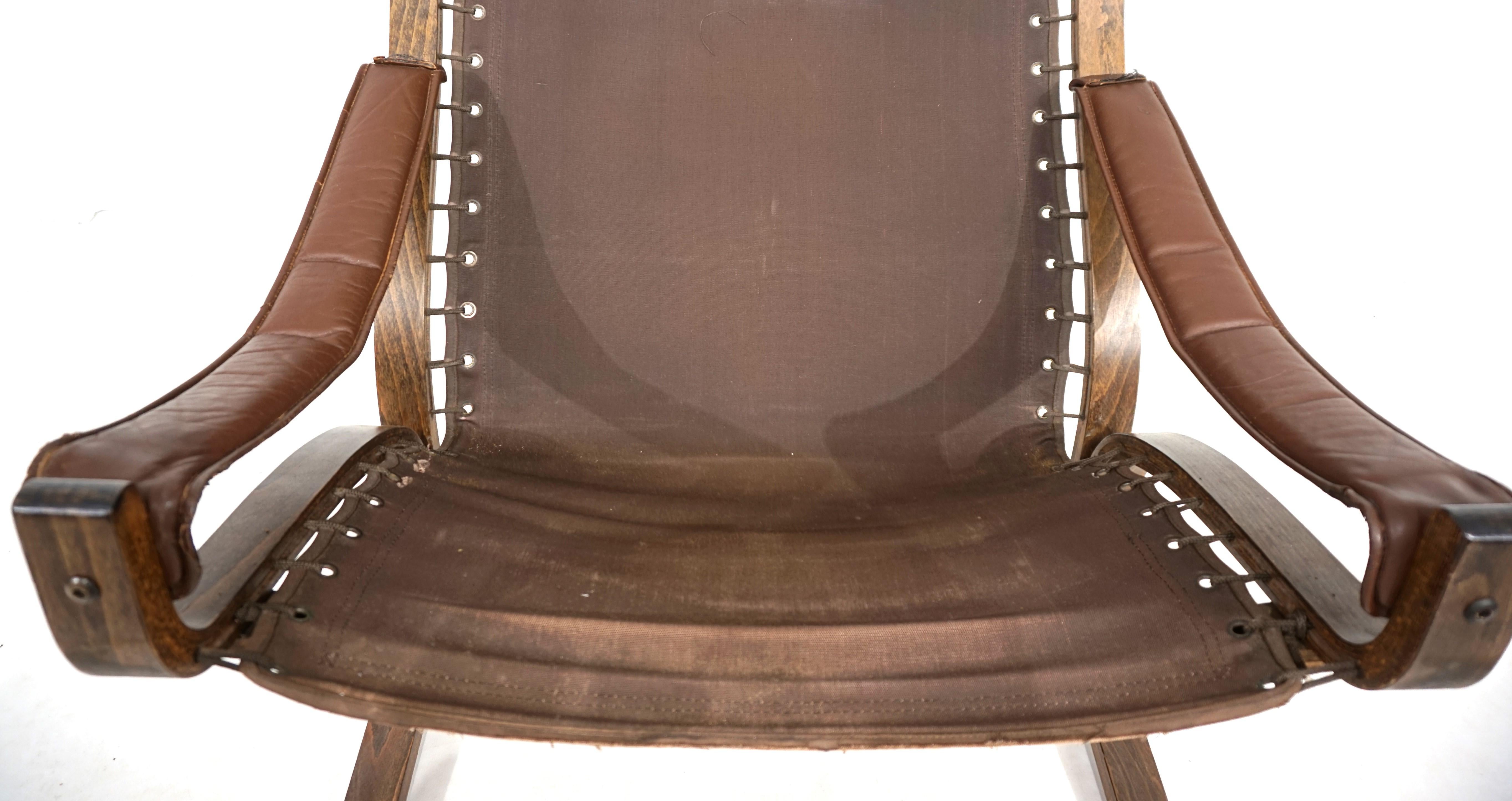 Sedia da salotto in pelle Westnofa Siesta di Ingmar Relling, 1960 in vendita 6