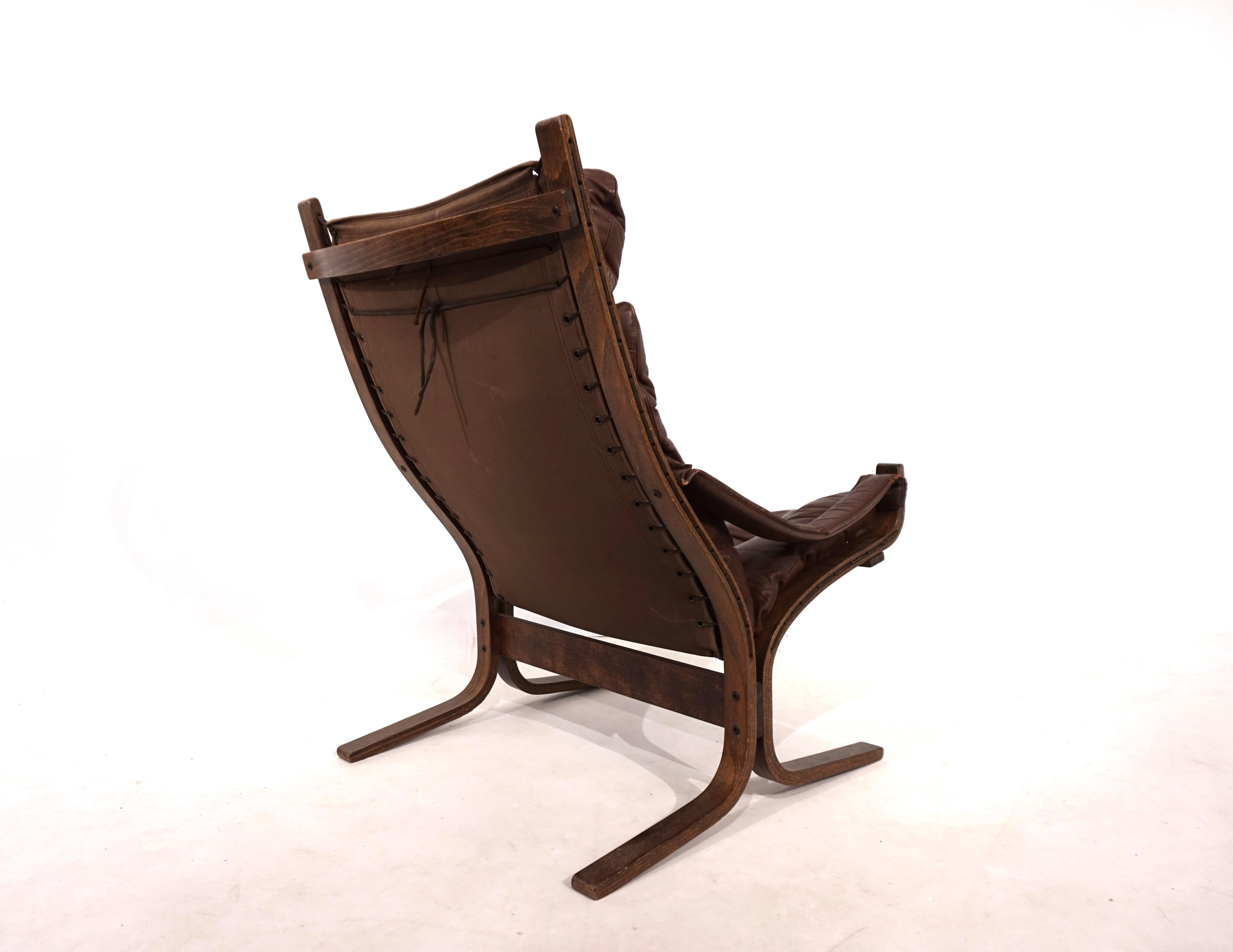 Sedia da salotto in pelle Westnofa Siesta di Ingmar Relling, 1960 in vendita 8