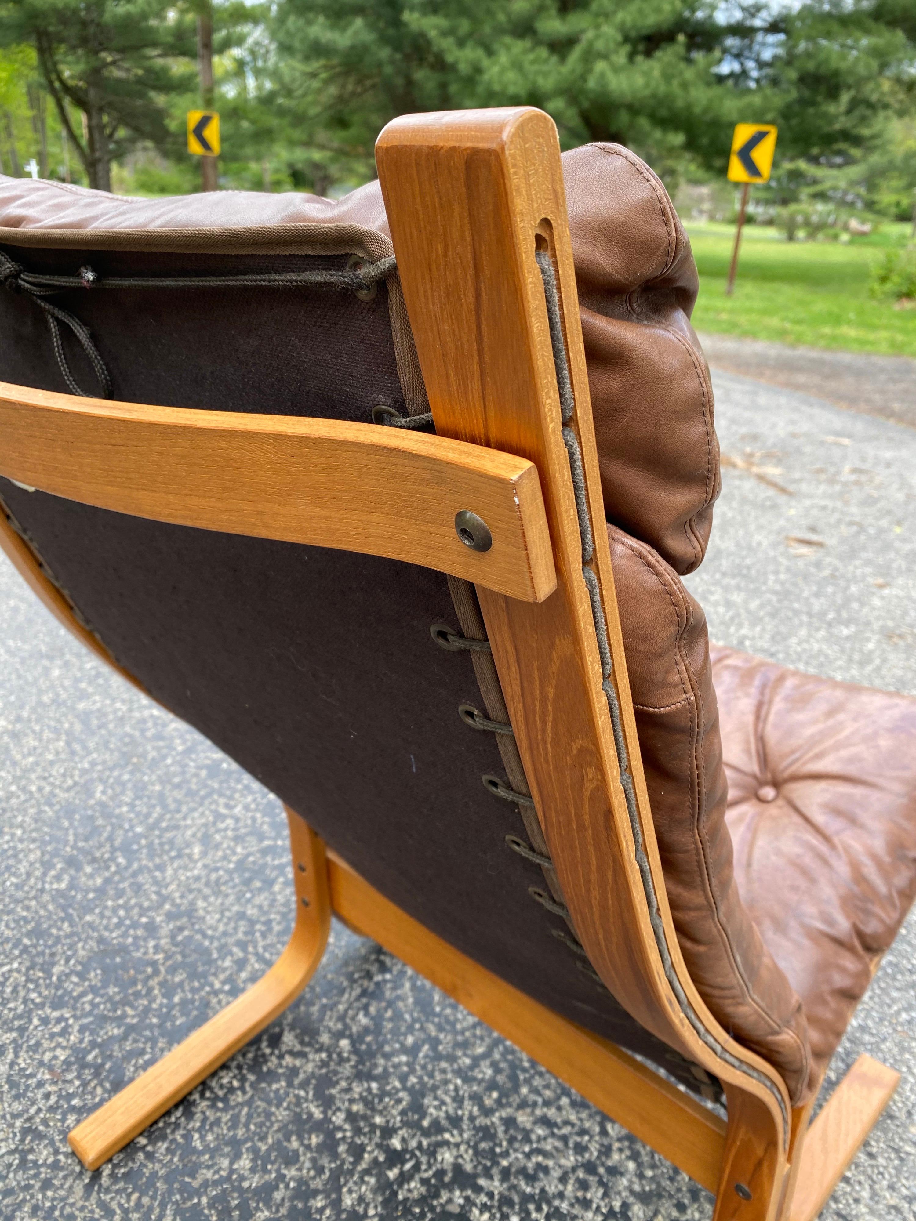 norwegian leather chair