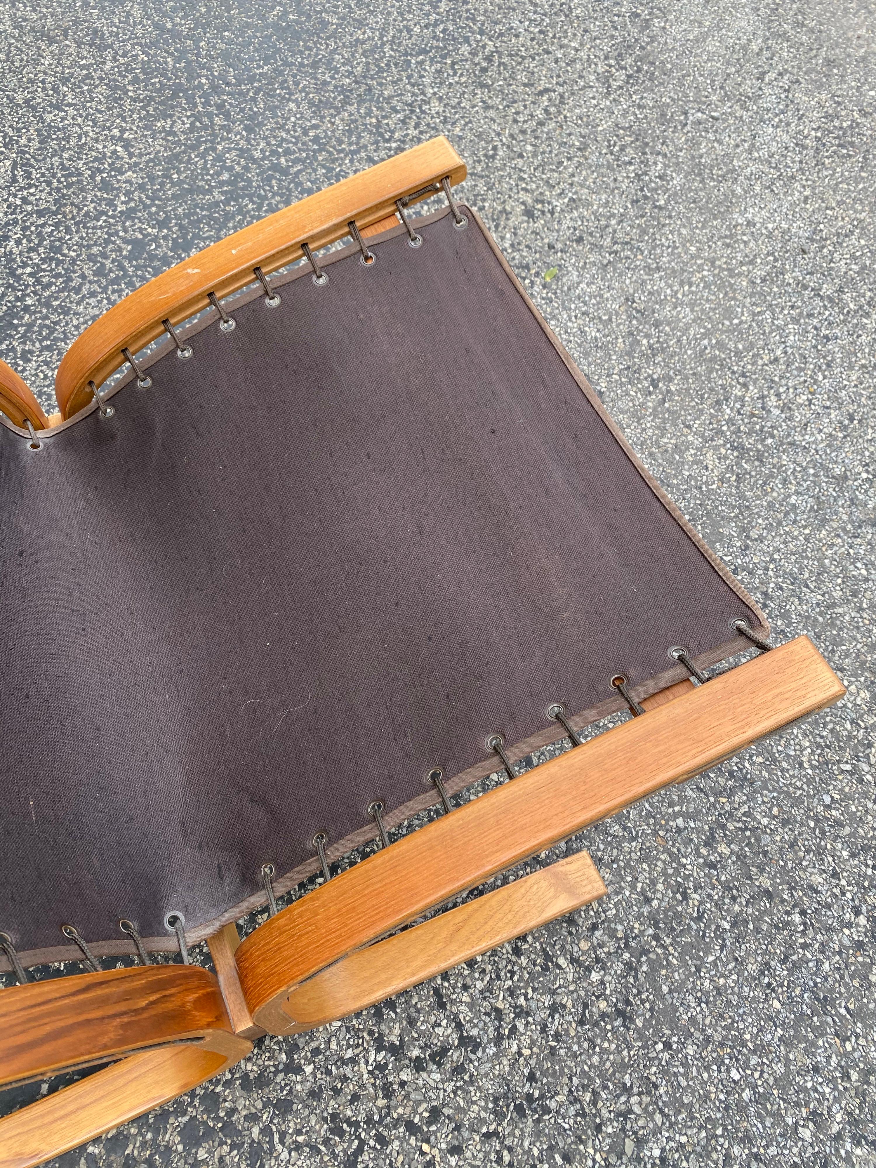 Mid-Century Modern Westnofa Siesta Norway Leather Lounge Chair designed by Ingmar Relling