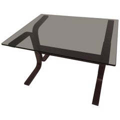 Westnofa Siesta Side Table with Smoked Glass