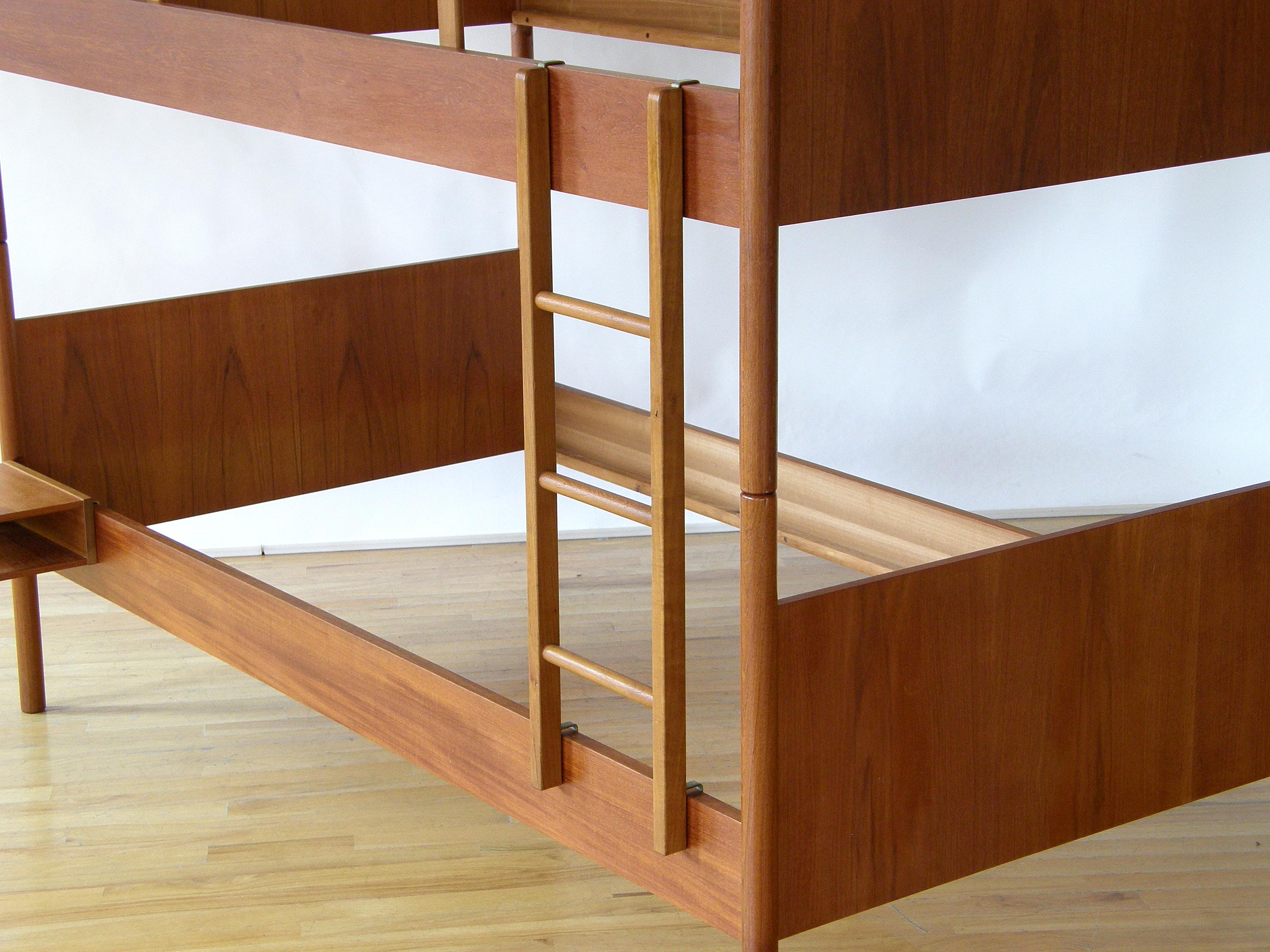 teak twin bed
