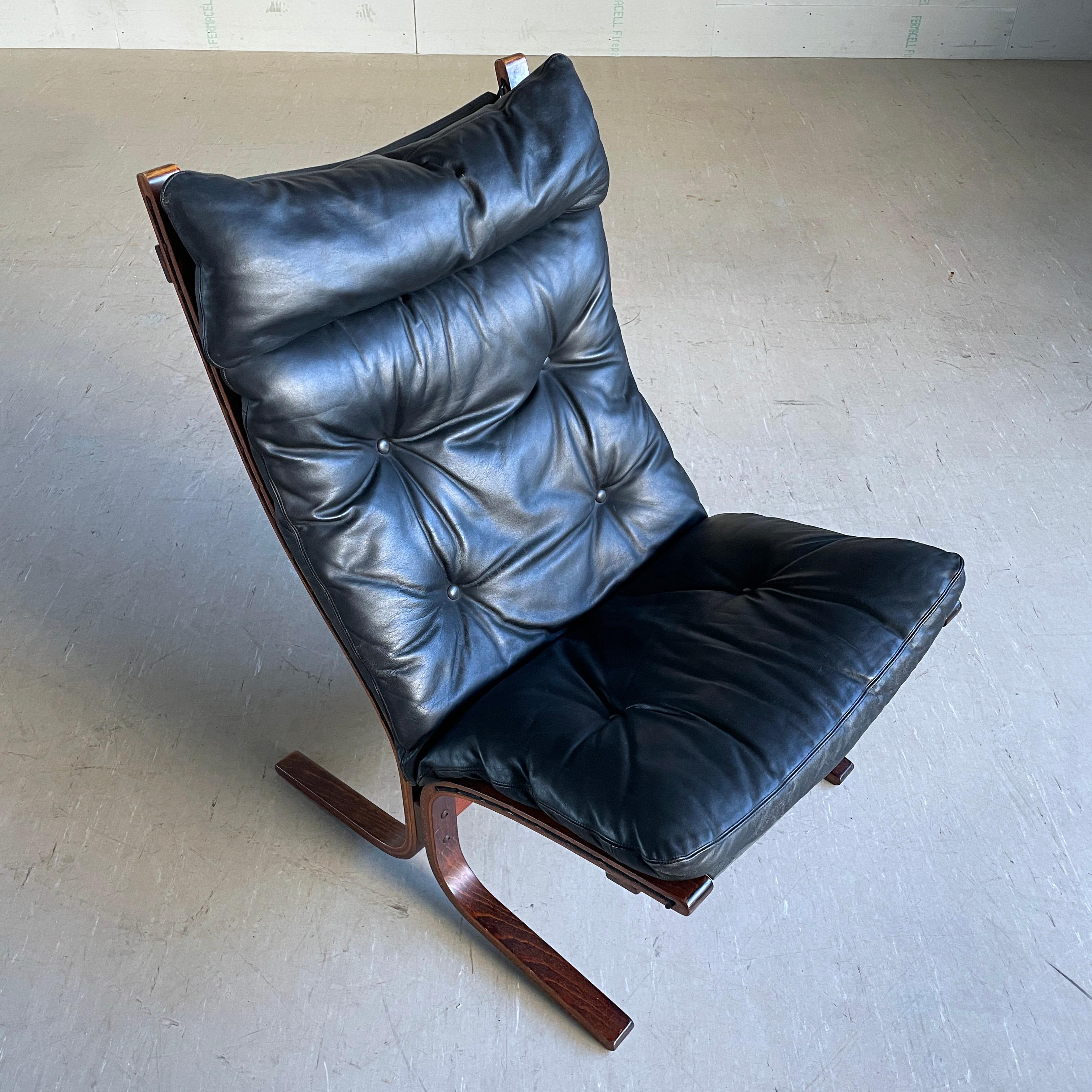 Norwegian Westnova 'Siesta' Leather Lounge Chair - Ingmar Relling