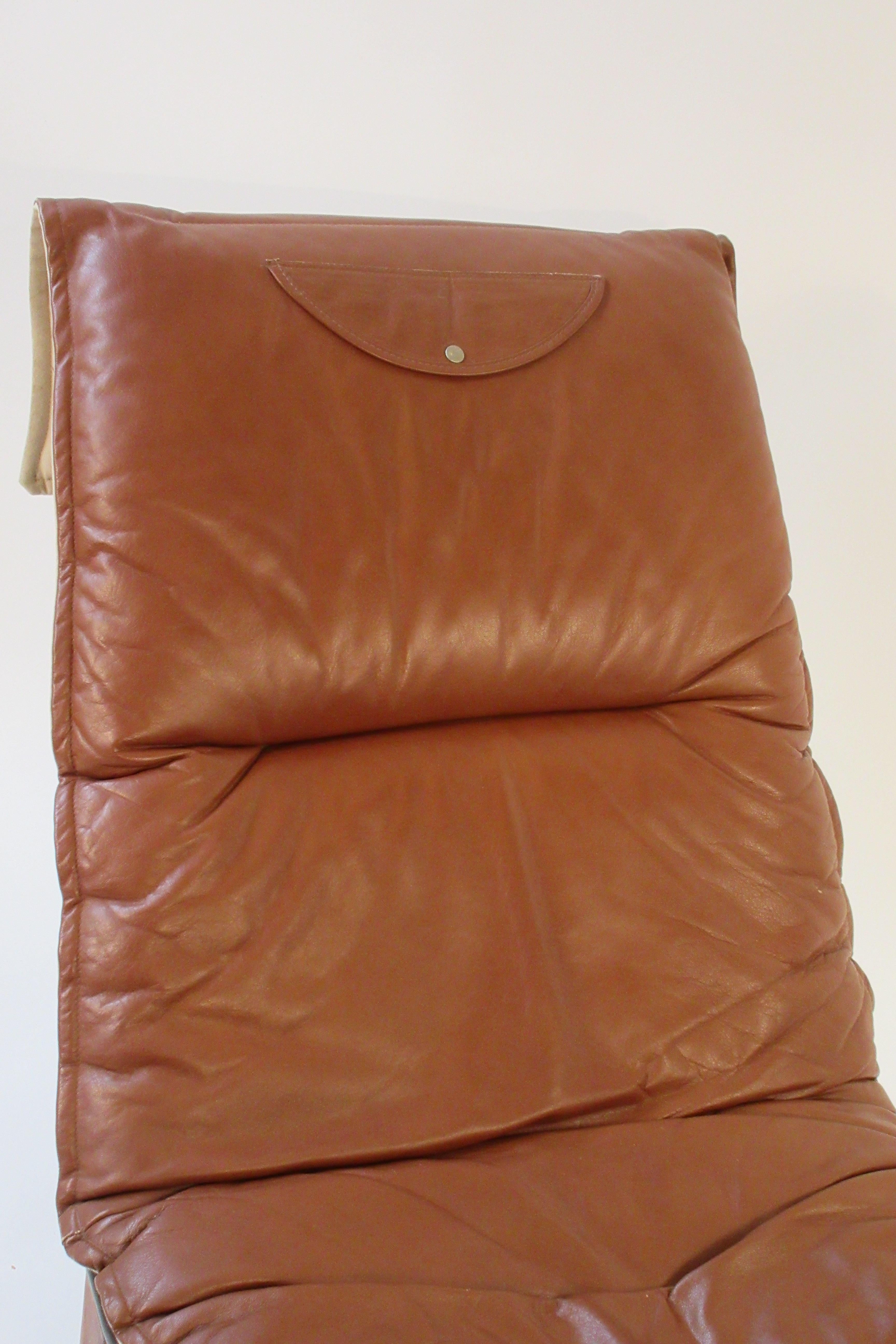 Westofa Leather Lounge Chair by Ingmar and Knut Relling 2