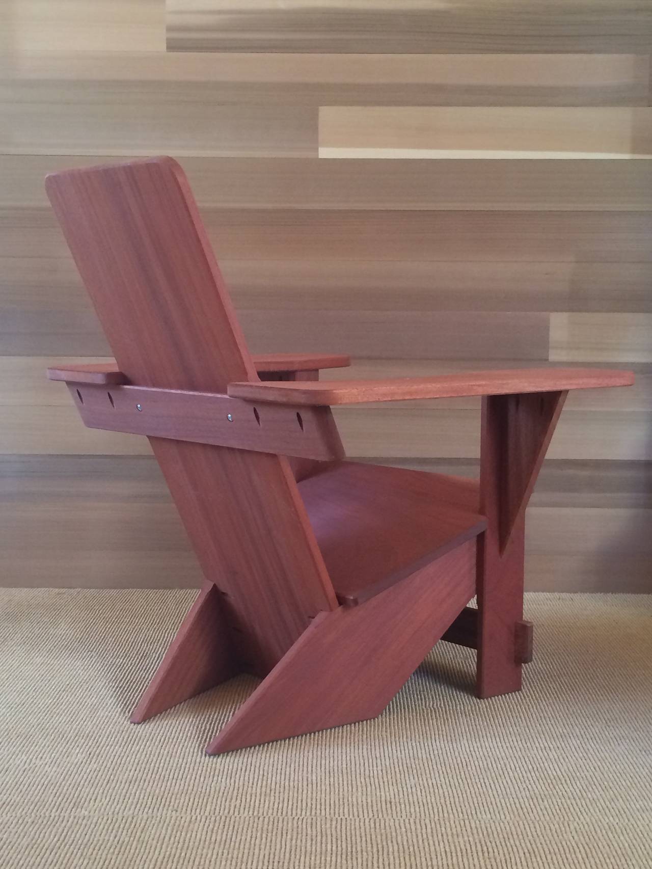 Modern Westport Chairs in Mahogany For Sale