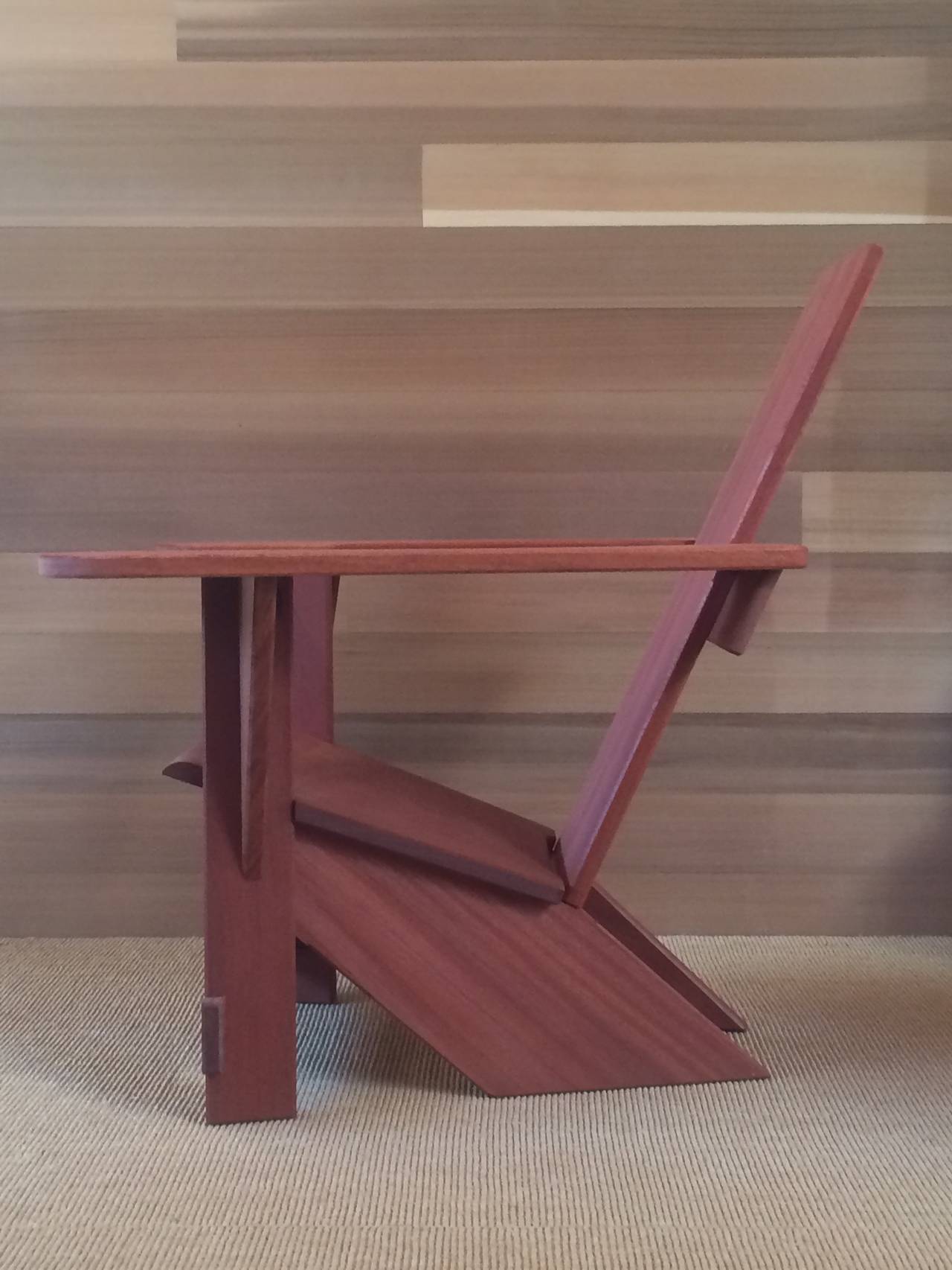 Contemporary Westport Chairs in Mahogany For Sale