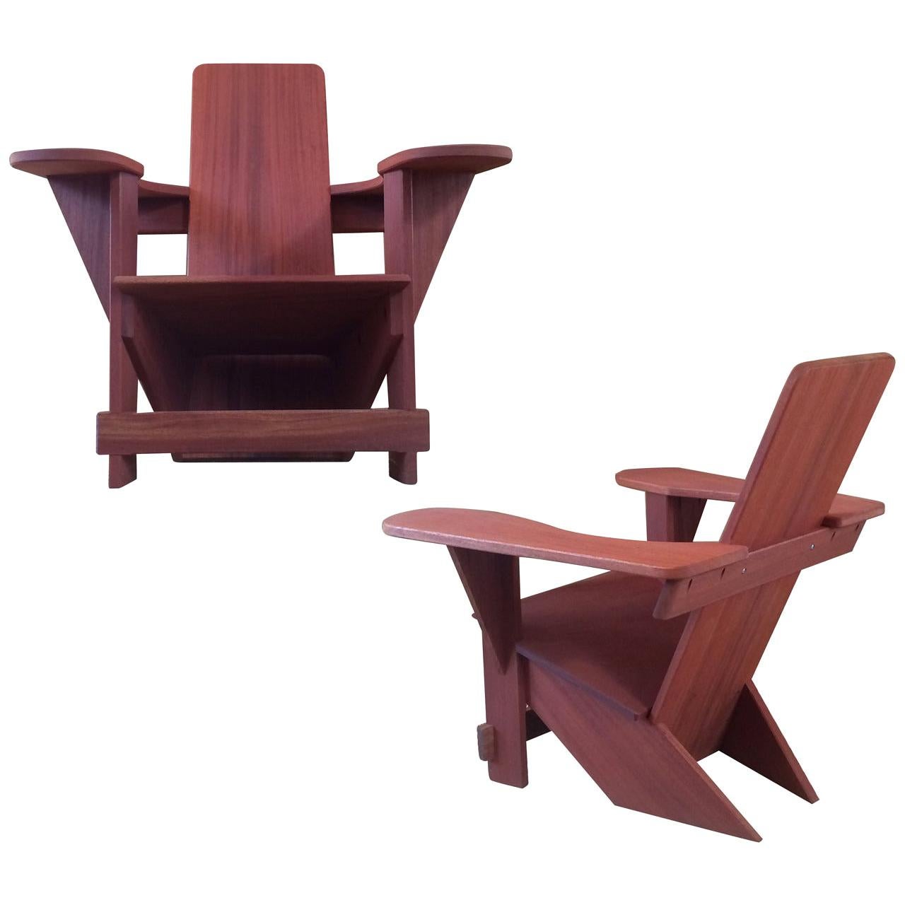 Westport Chairs in Mahogany For Sale