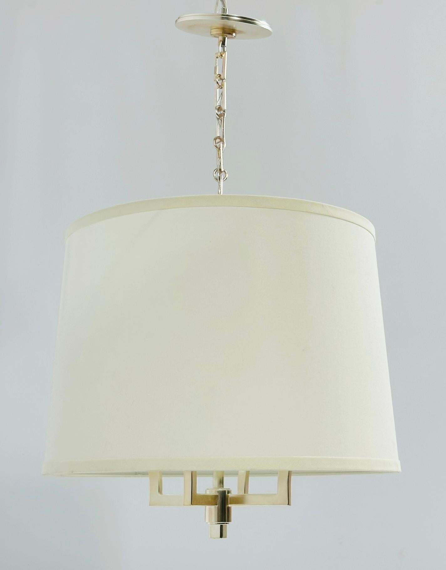 „Westport“-Kronleuchter aus poliertem Nickel von Barbara Barry für Visual Comfort (Moderne) im Angebot