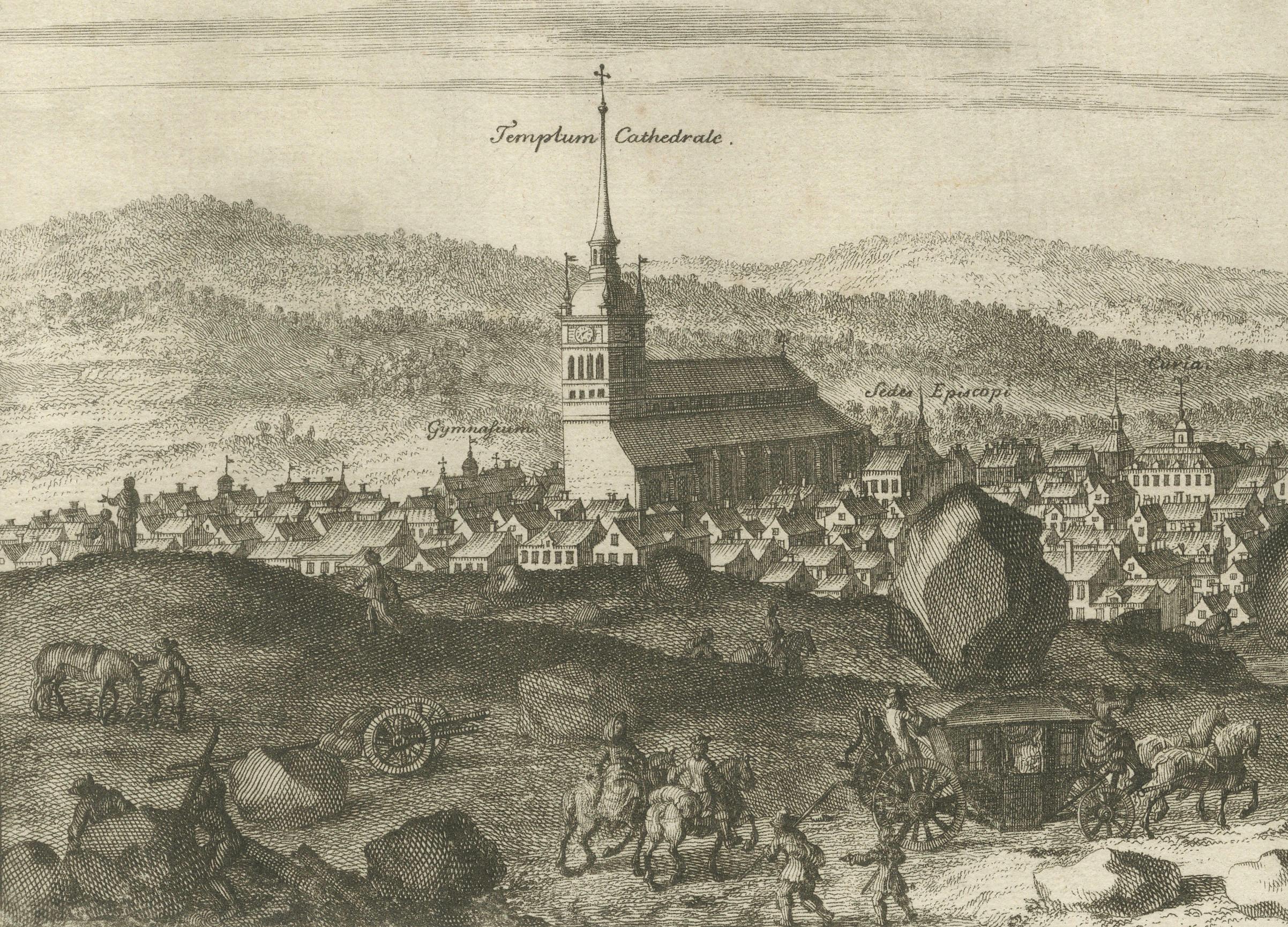 Westras: A Jan van Aveelen Engraving from 'Suecia Antiqua et Hodierna', 1701 For Sale 3