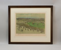 Westward Ho! (Royal North Devon Golf Club) 6th Green Golf Picture, Cecil Aldin