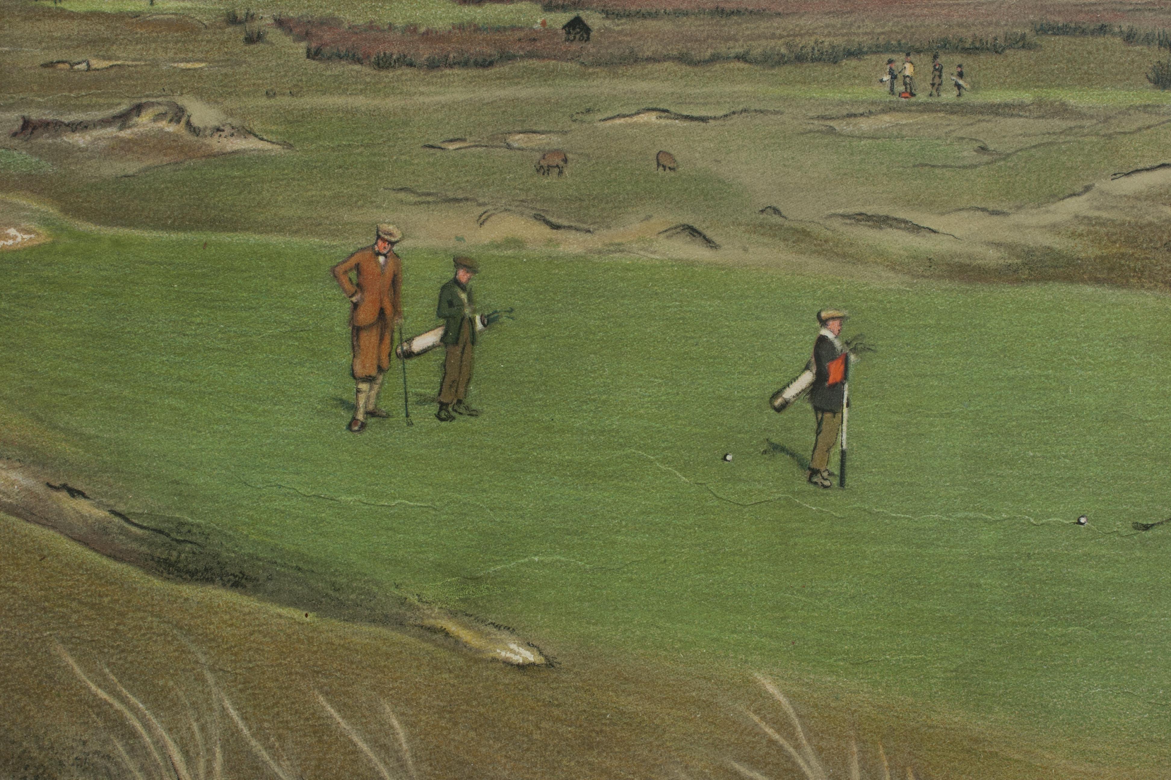20th Century Westward Ho, Royal North Devon Golf Club by Cecil Aldin