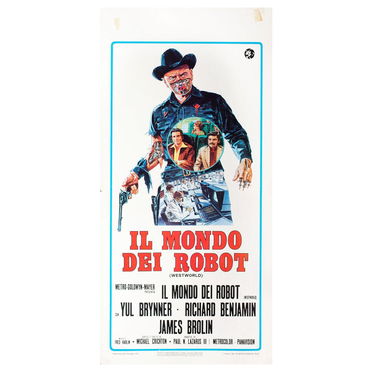Westworld 1973 Italian Locandina Film Poster