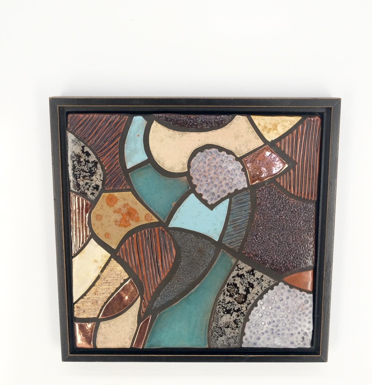Nassgeschnittene Mosaik-Wanddekoration im Angebot 2