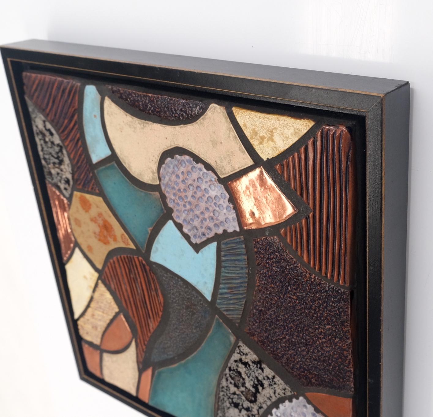 Nassgeschnittene Mosaik-Wanddekoration (Glasiert) im Angebot