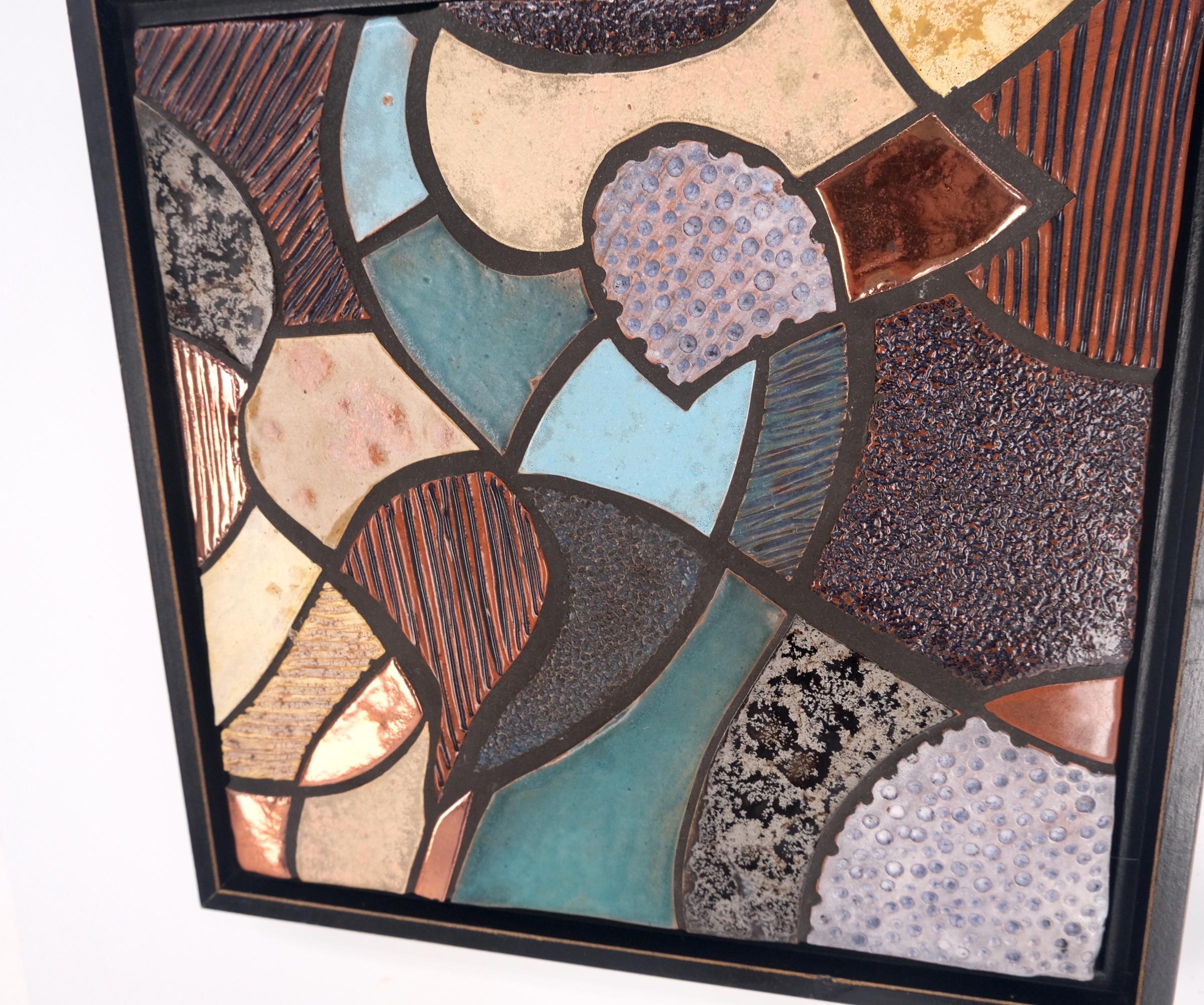 Contemporary Wet-Cut Mosaic Wall Decoration For Sale