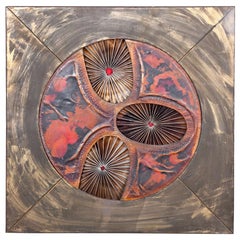 Wandteppich in Form eines Zehensteckers, USA, 1970er Jahre
