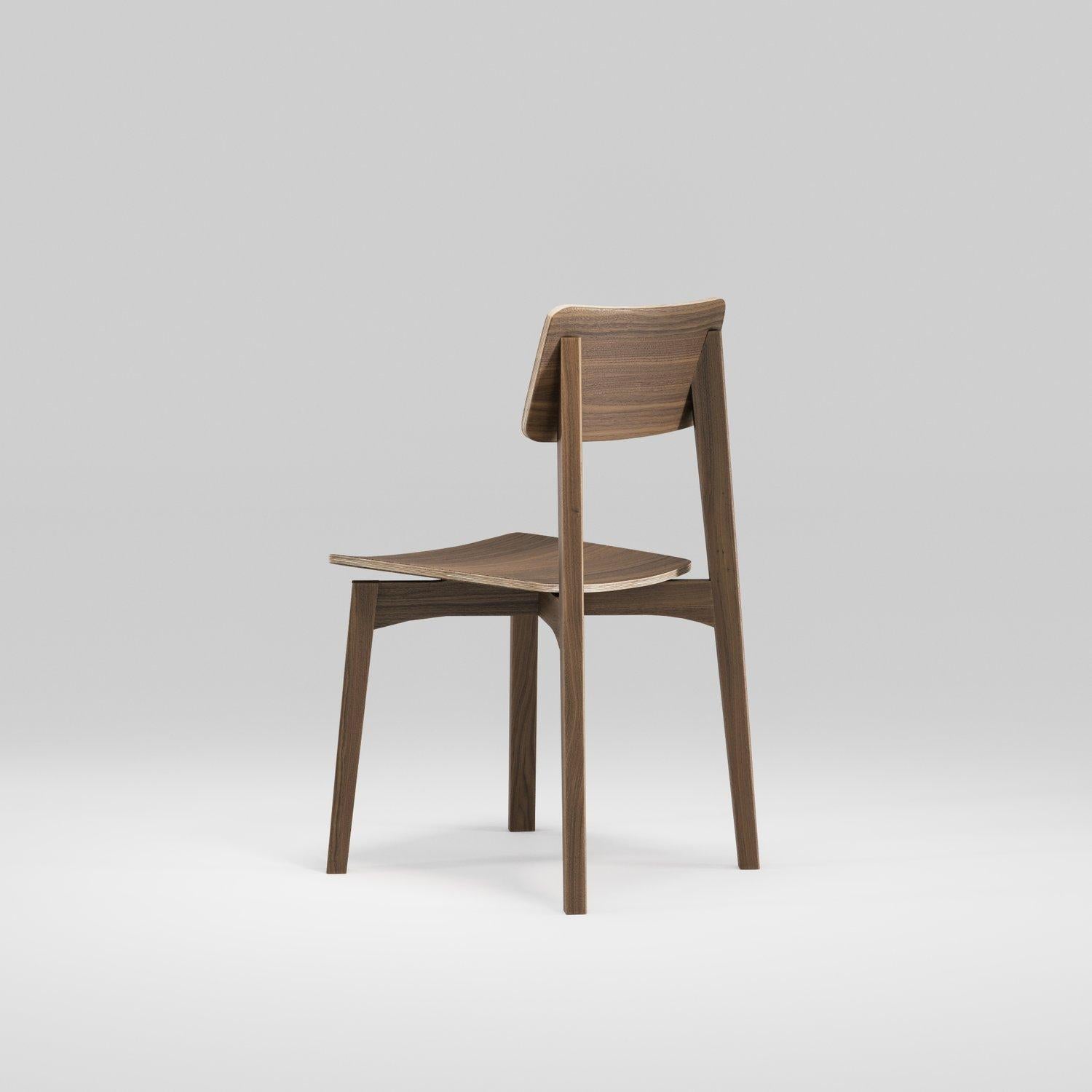 Portuguese Wewood ERICEIRA Oak Chair by BRUNO MARQUES For Sale