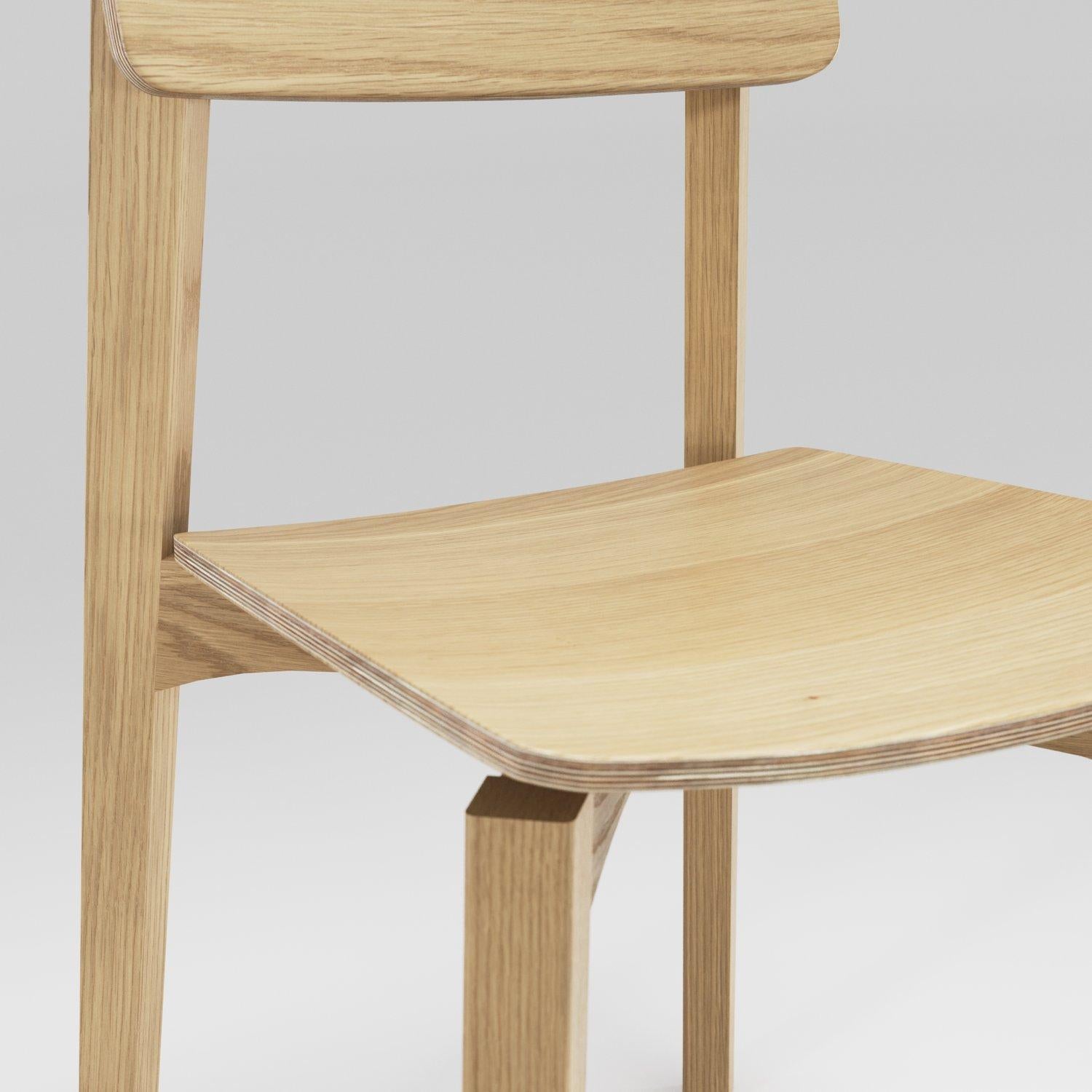 Wood Wewood ERICEIRA Oak Chair by BRUNO MARQUES For Sale