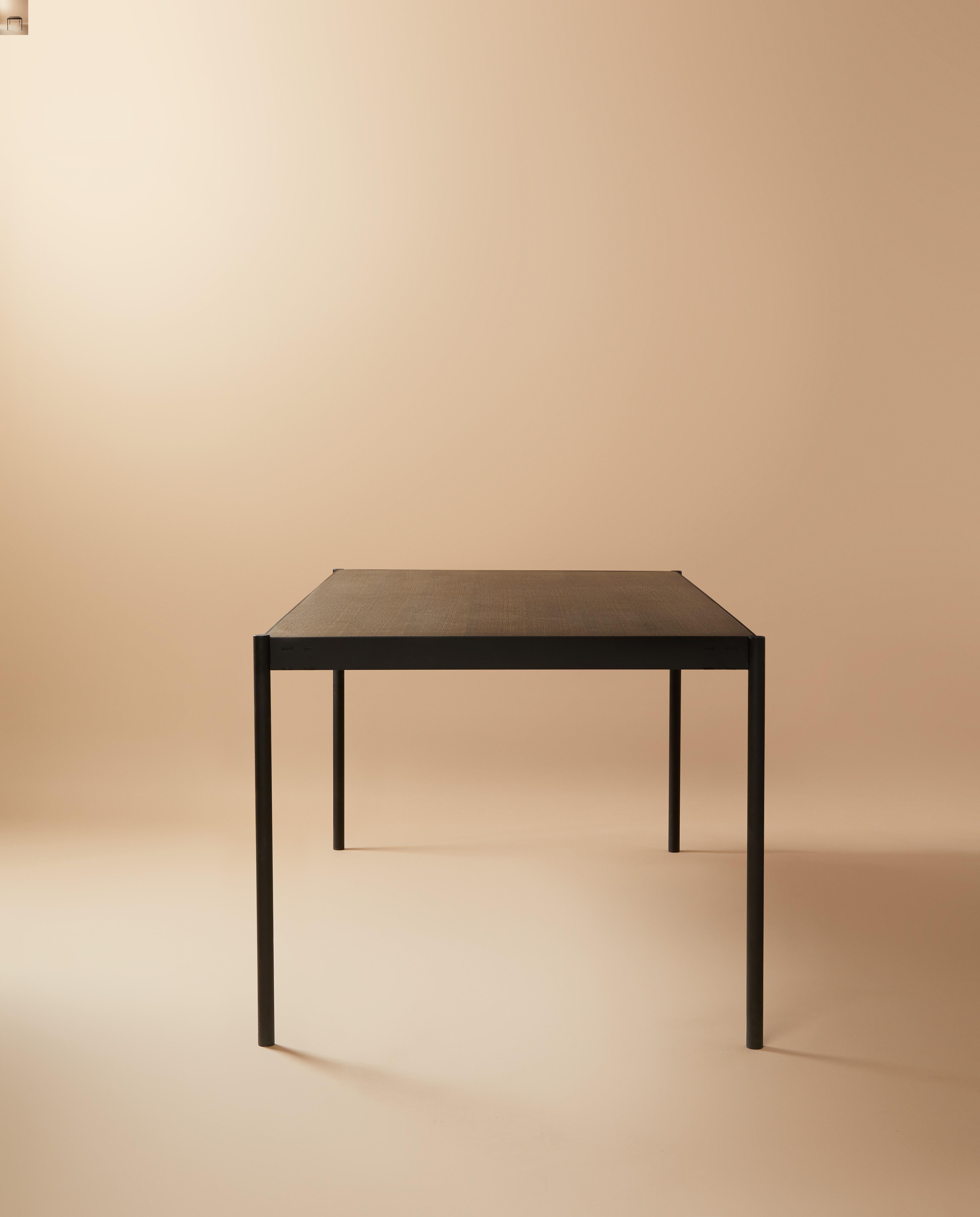 A slim-line table designed with both aesthetics and practicality in mind, the Wexford’s proportions are elegant and minimal, with an engaging play on texture. Designed as a flat-pack product, the piece is also easy to self-assemble. 

A minimal