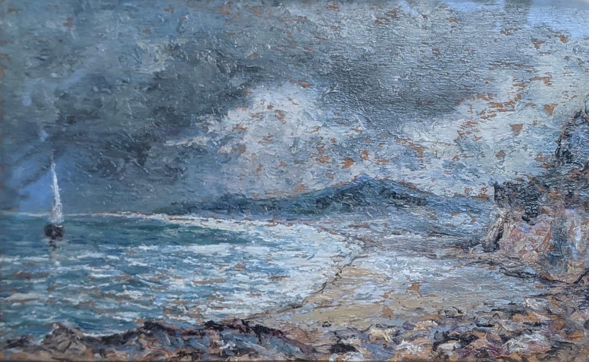 Magnifico olio su tavola del XIX secolo che raffigura la baia di Weymouth in Inghilterra.
Soggetto molto ritratto da artisti importanti come John Constables.
Con cornice in legno dorato.