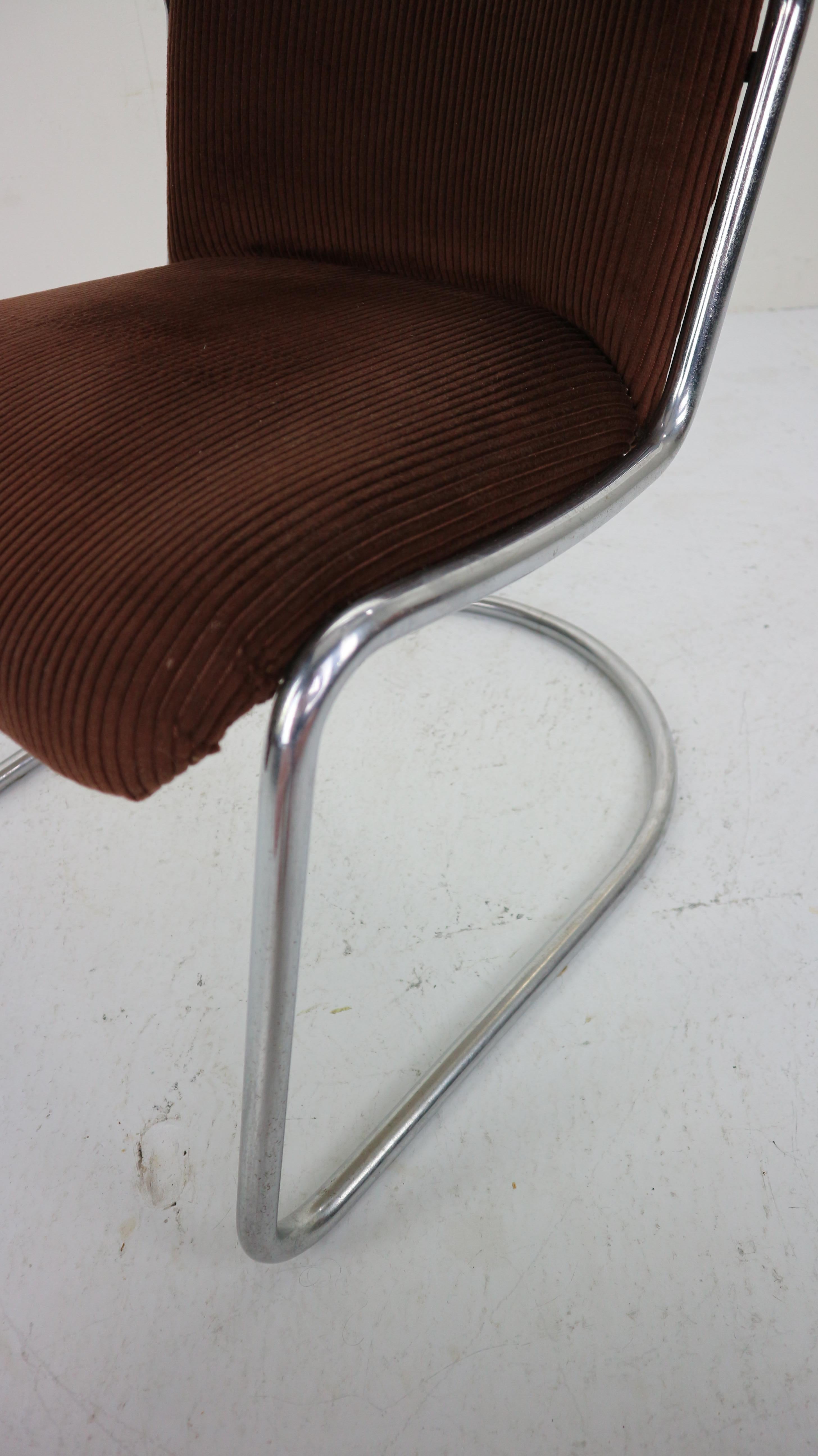 W.H. Gispen by Gispen Culemborg, M-413 Easy Lounge Chair, Dutch Design, 1953 8