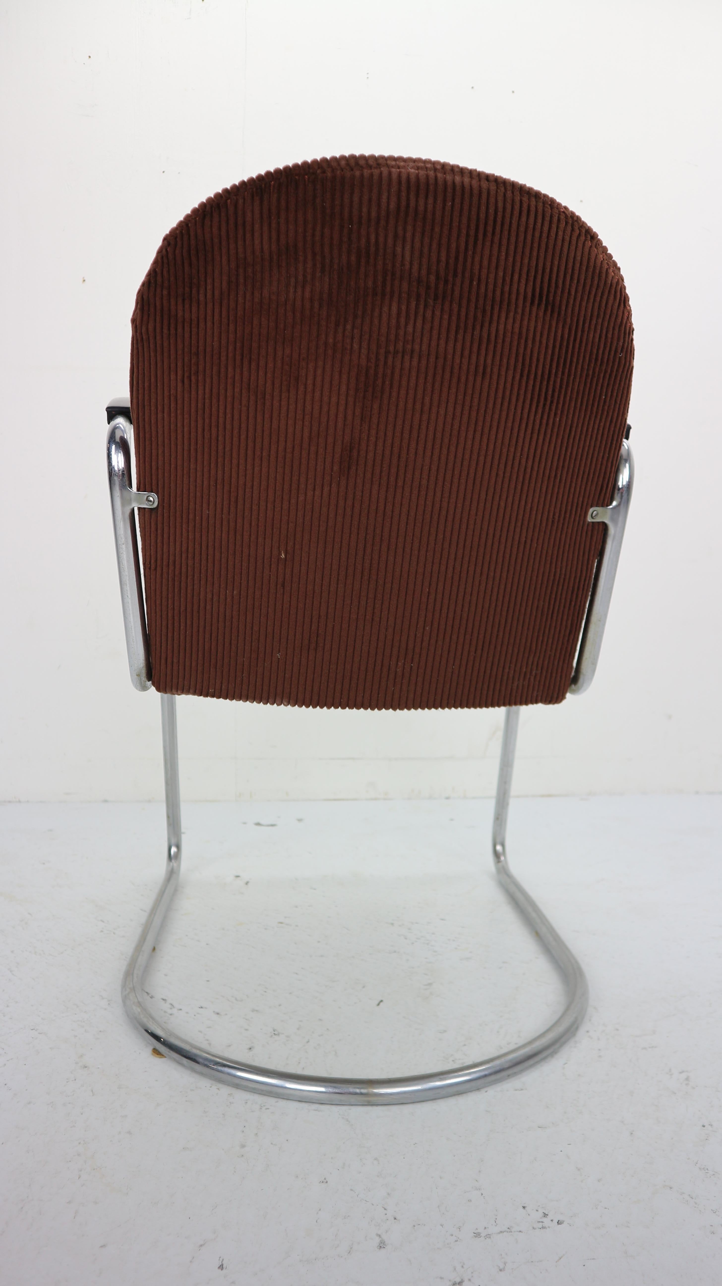 W.H. Gispen by Gispen Culemborg, M-413 Easy Lounge Chair, Dutch Design, 1953 2