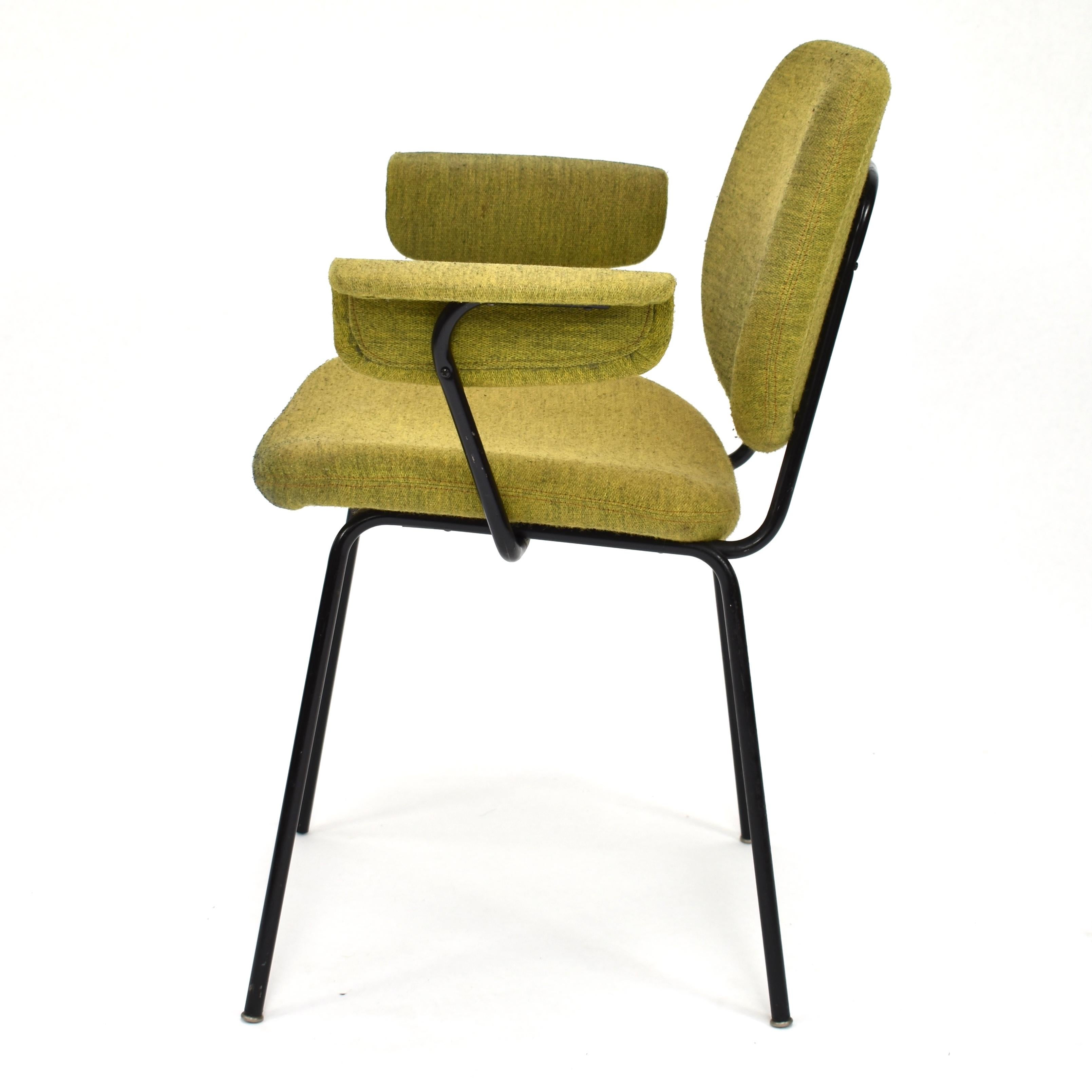 Mid-Century Modern W.H. Gispen Chair for Kembo, Netherlands, circa 1950