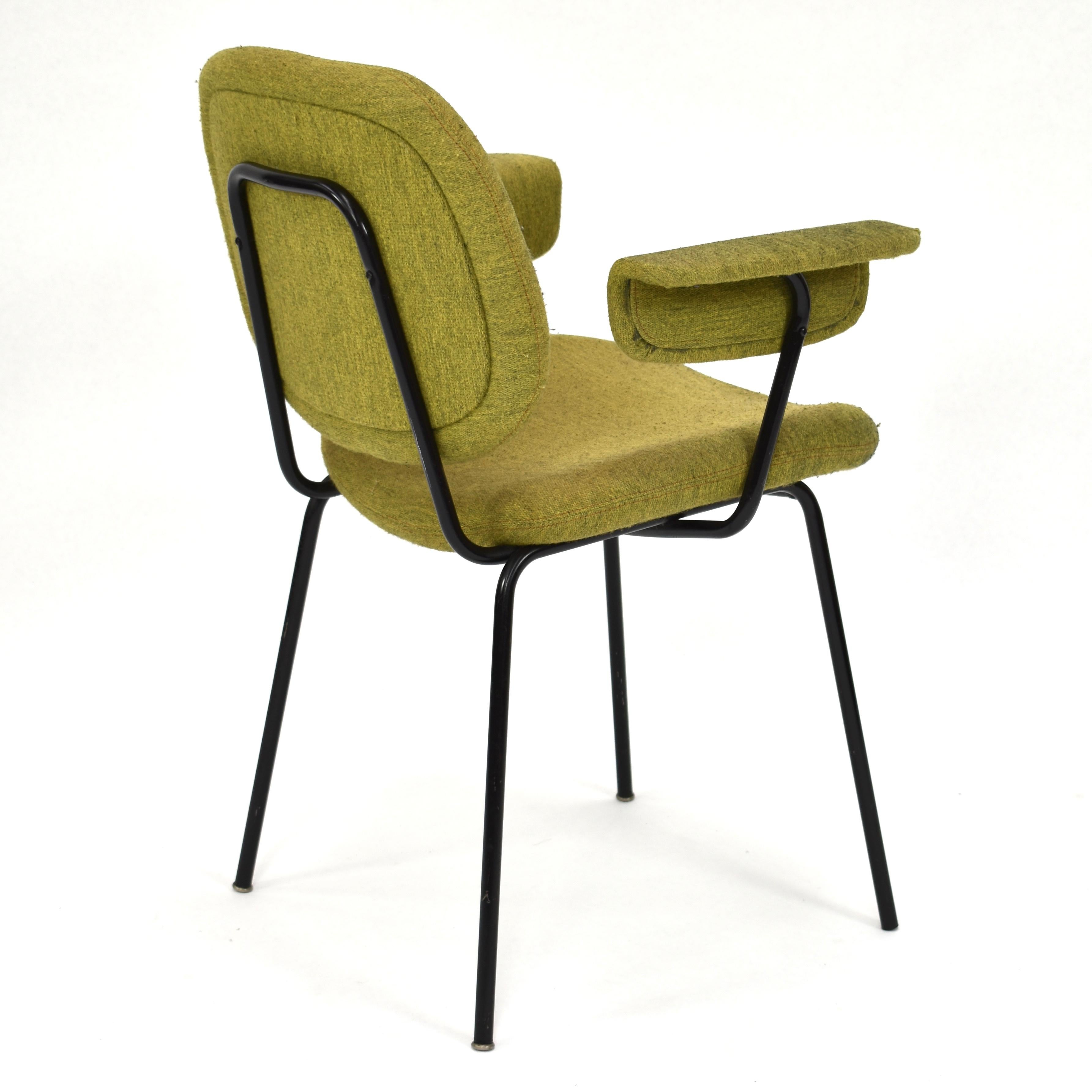 W.H. Gispen Chair for Kembo, Netherlands, circa 1950 In Fair Condition In Pijnacker, Zuid-Holland