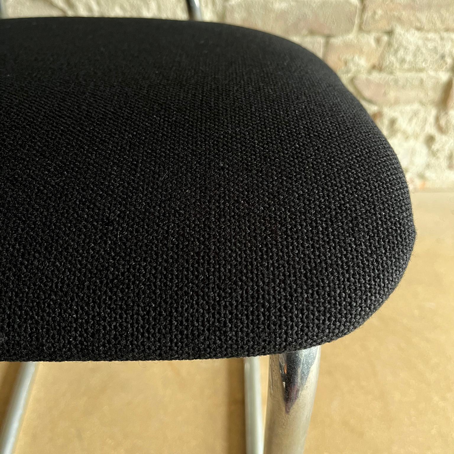 W.H. Gispen für Gispen Culemborg, Holland, Original Typing-Stuhl aus der Vorkriegszeit in Blac (Metall) im Angebot