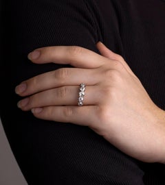 W.H. Tandy & Söhne, 18 Karat Gold, Platin und Diamantring