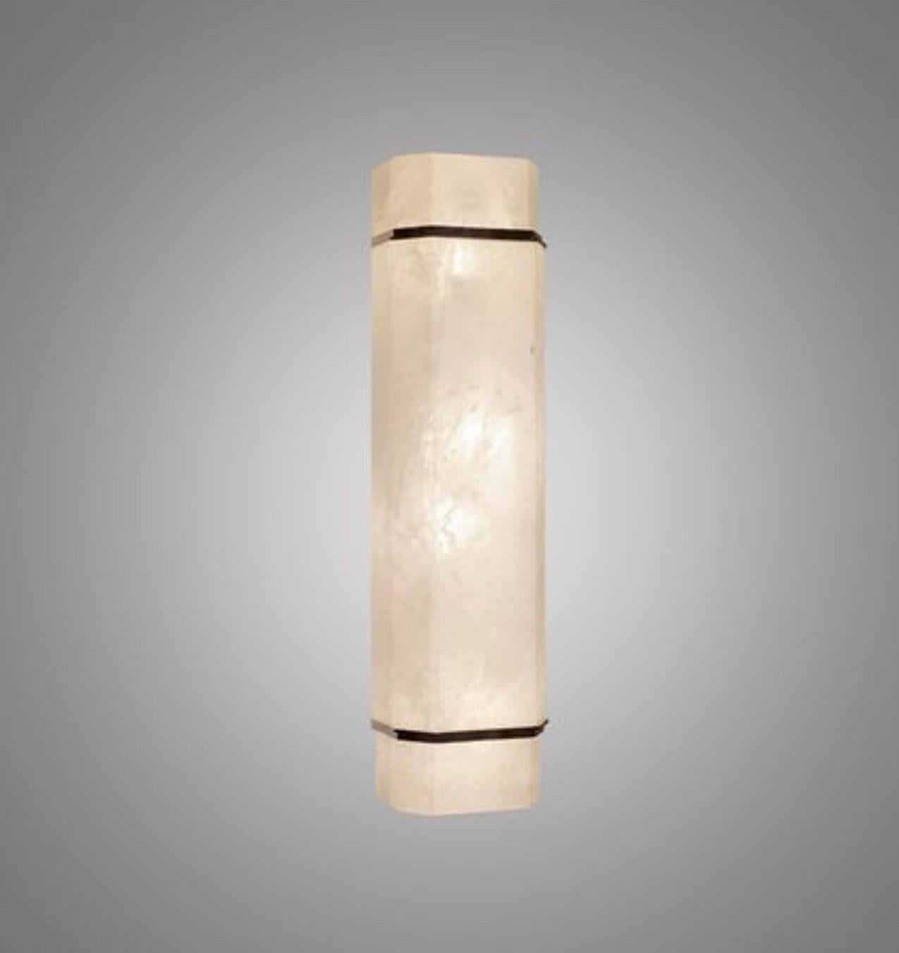 WHA18 Rock Crystal Sconces For Sale 1
