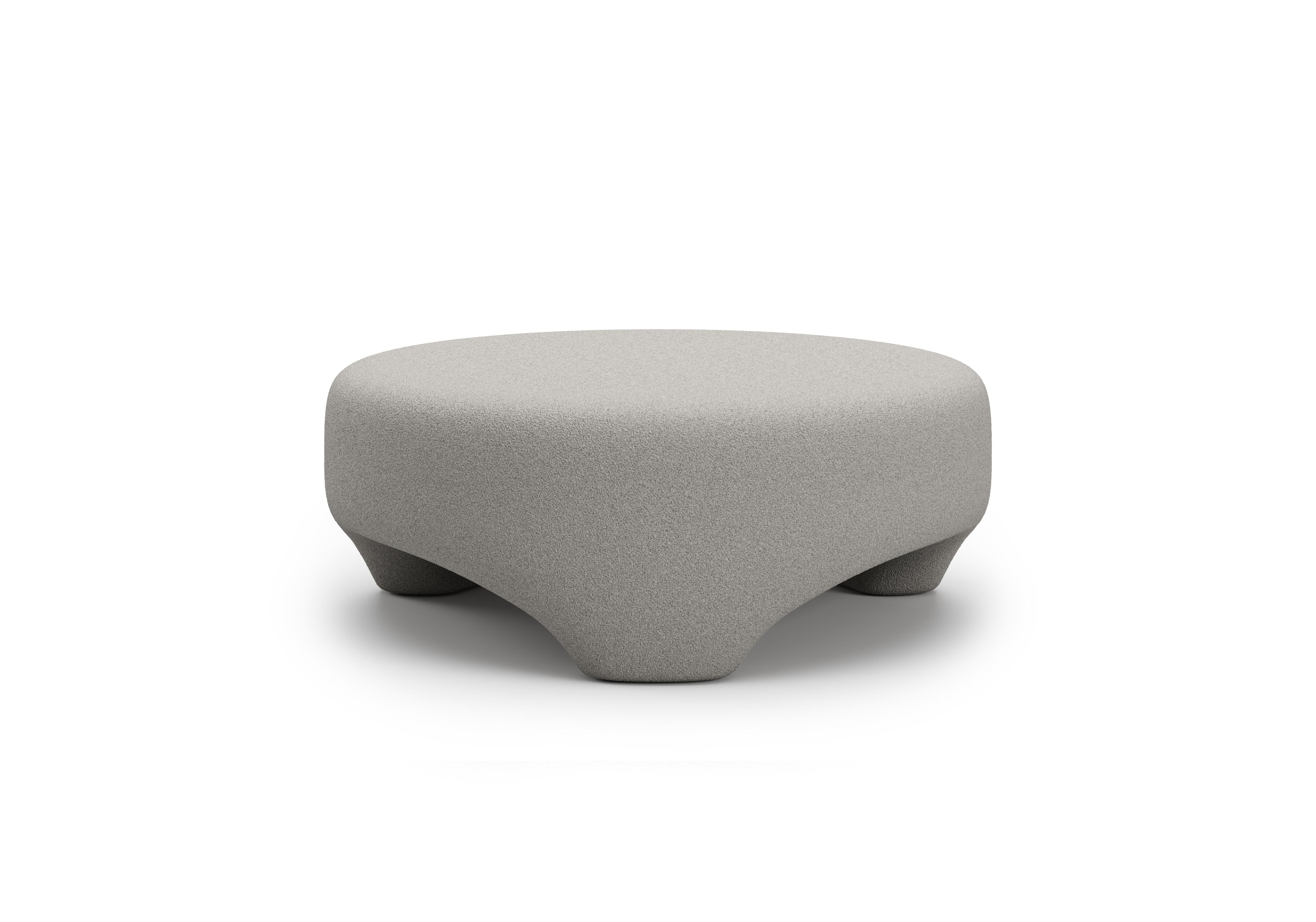 Whale Coffee Table M by SNOC
Dimensions: W 100 x D 100 x H 36 cm.
Materials: Sandstone. 


The Whale-ash Collection features an elegant and robust design style inspired by the form of a whale skeleton. This unique collection is crafted by combining