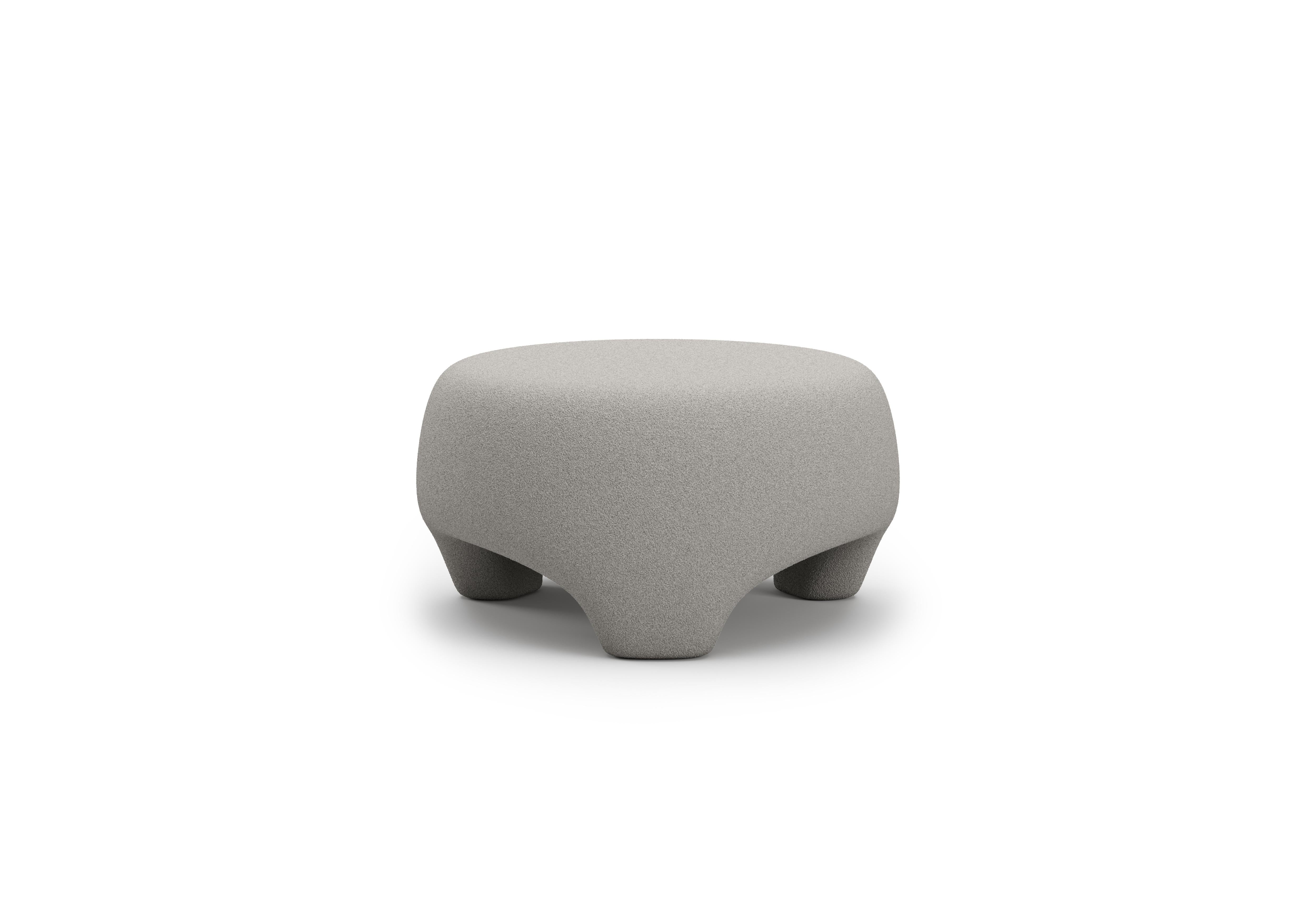 Whale Coffee Table M by SNOC
Dimensions: W 72 x D 72 x H 36 cm.
Materials: Sandstone. 


The Whale-ash Collection features an elegant and robust design style inspired by the form of a whale skeleton. This unique collection is crafted by combining