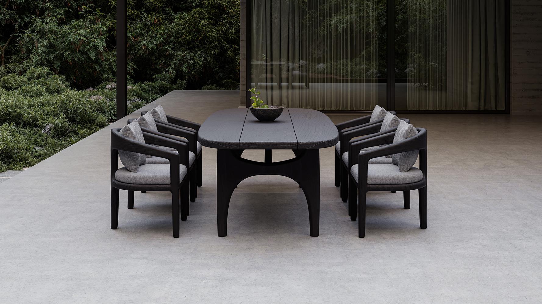 Whale-noche Outdoor Dining Table by SNOC In New Condition For Sale In Yukarıdudullu, 34