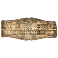 Sag Harbor Whale Scrimshaw Cribbage Board