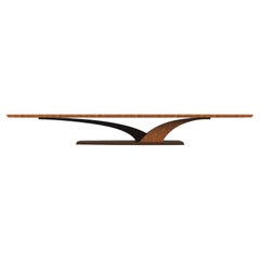 Whale Tree Dining/Conference Table by Lee Weitzman, Natural and Black Walnut
