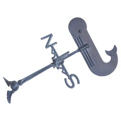 Whale Weather Vane by Takenobu Agarashi for the Markuse Corp in 1992, USA