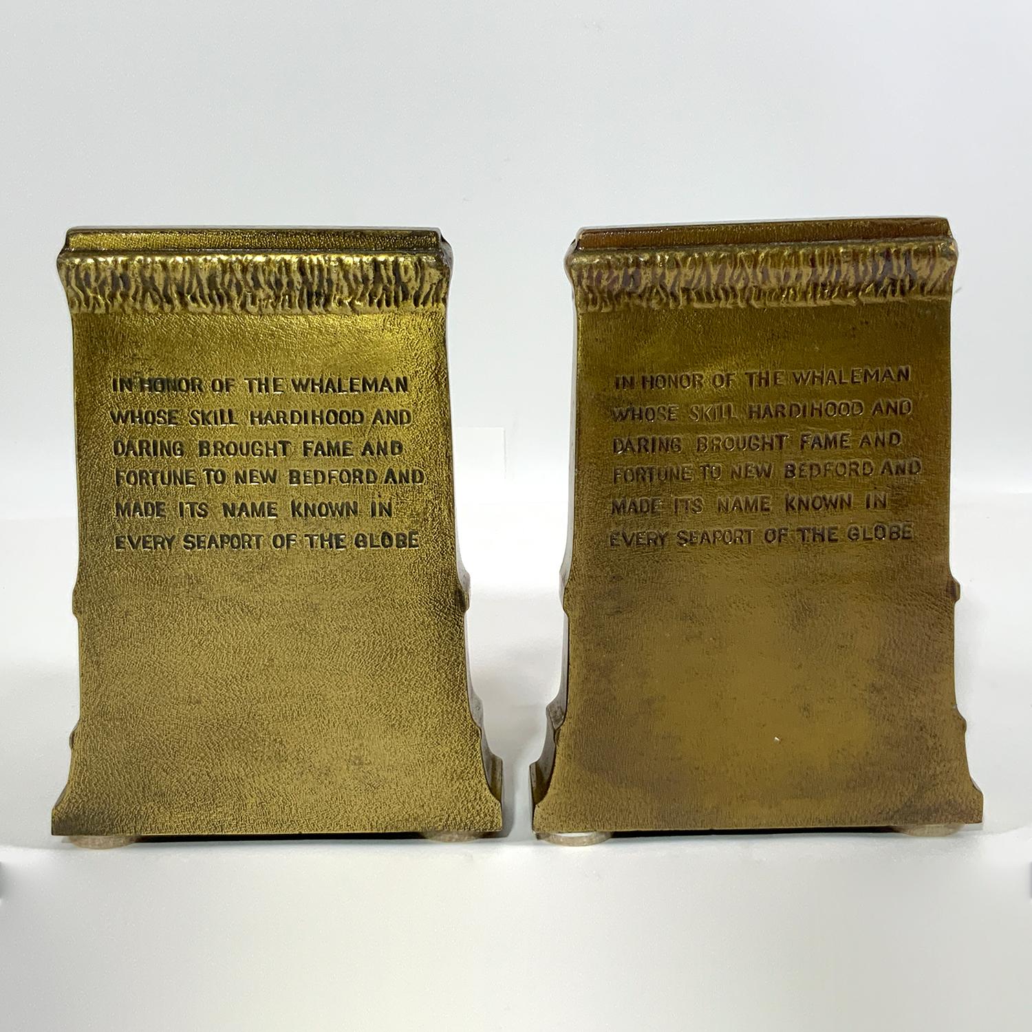 Whaleboat Bookends of Brass 1