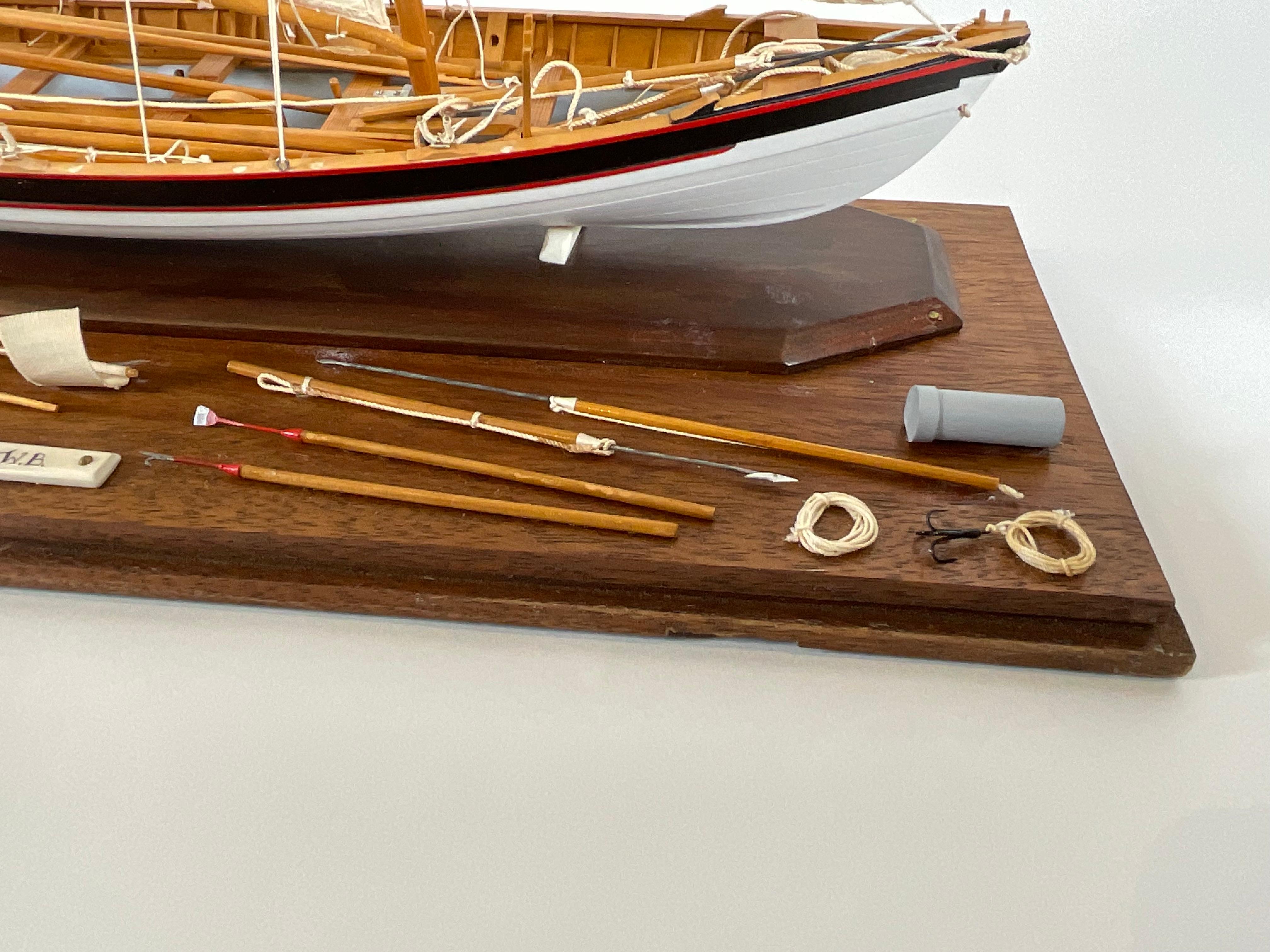 Whaleboat Model by Nantucket Modeler Colin Gray 4