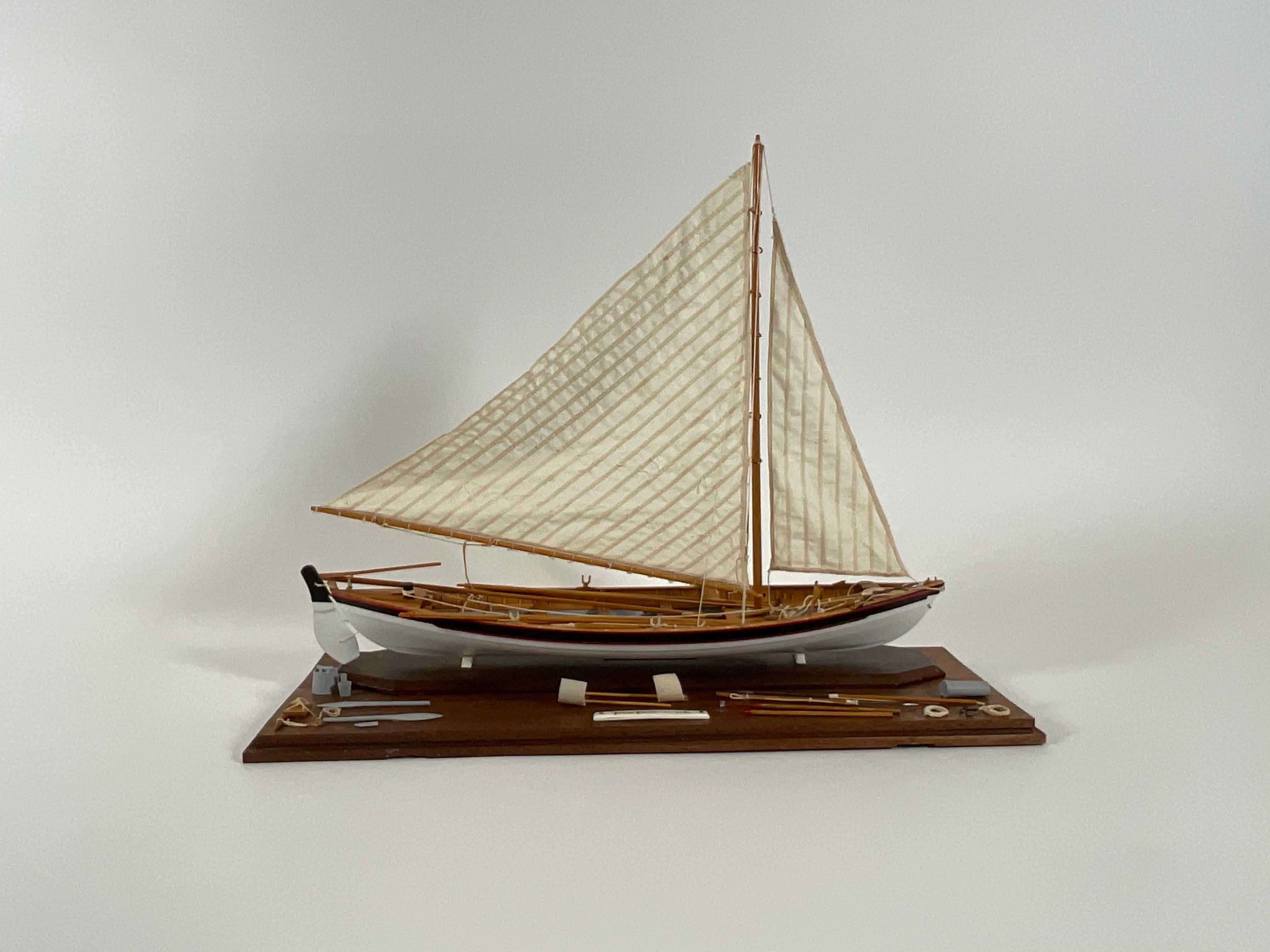 Wood Whaleboat Model by Nantucket Modeler Colin Gray