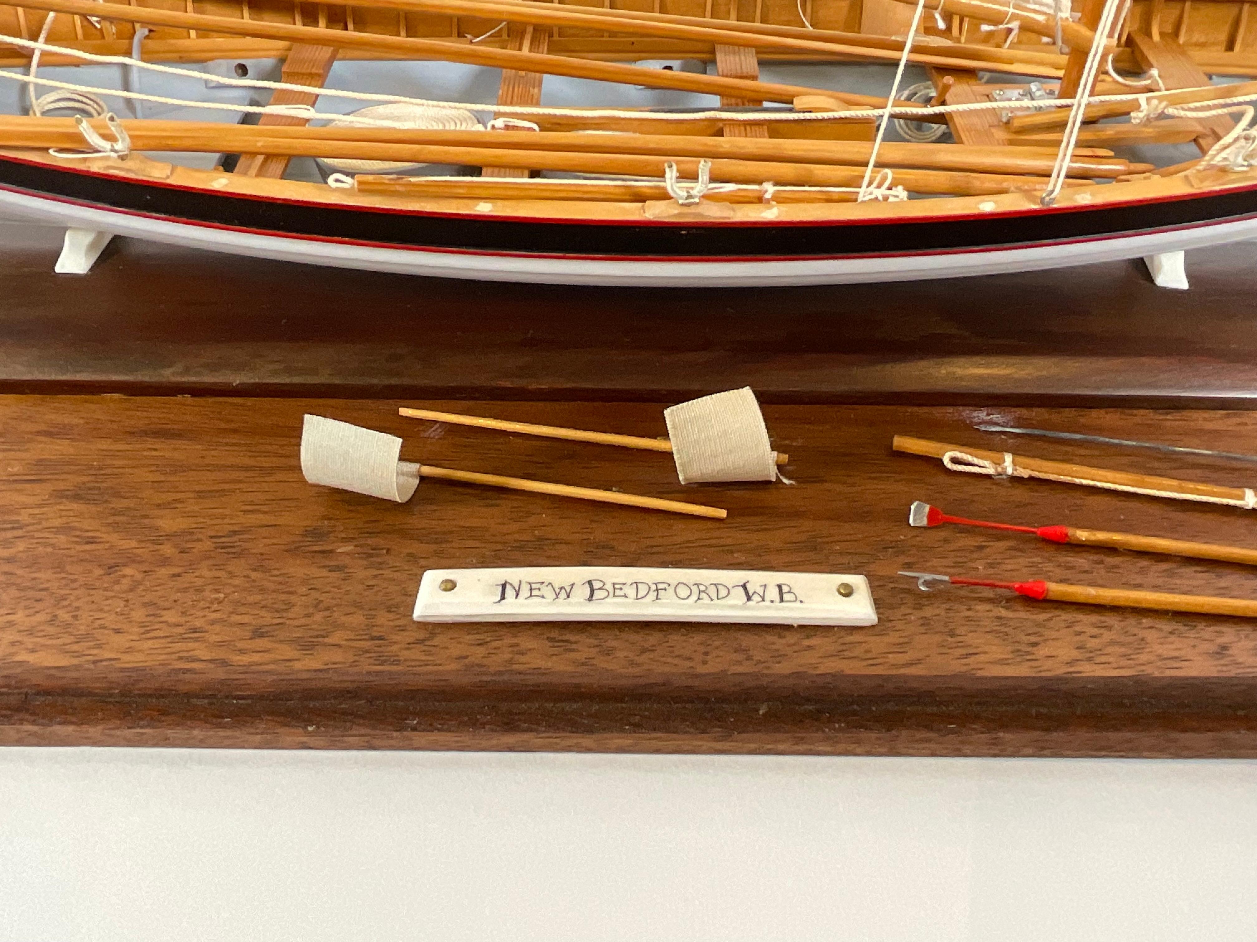 Whaleboat Model by Nantucket Modeler Colin Gray 3