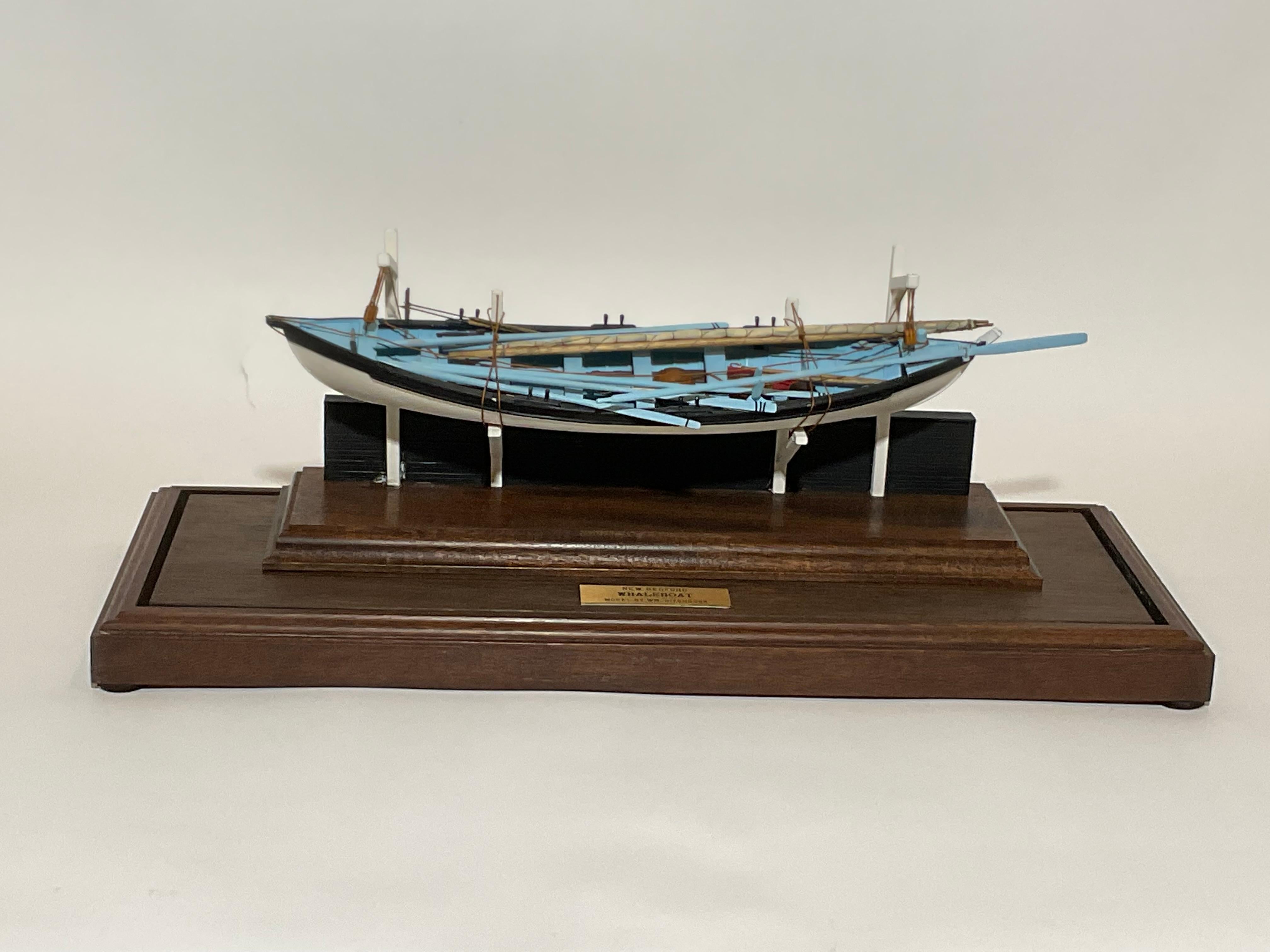 Whaleboat Model by William Hitchcock In Excellent Condition For Sale In Norwell, MA