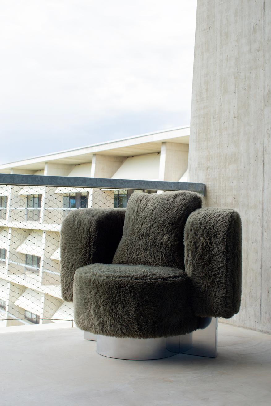 Sillón de piel sintética Wham One by Pulpo en venta 8