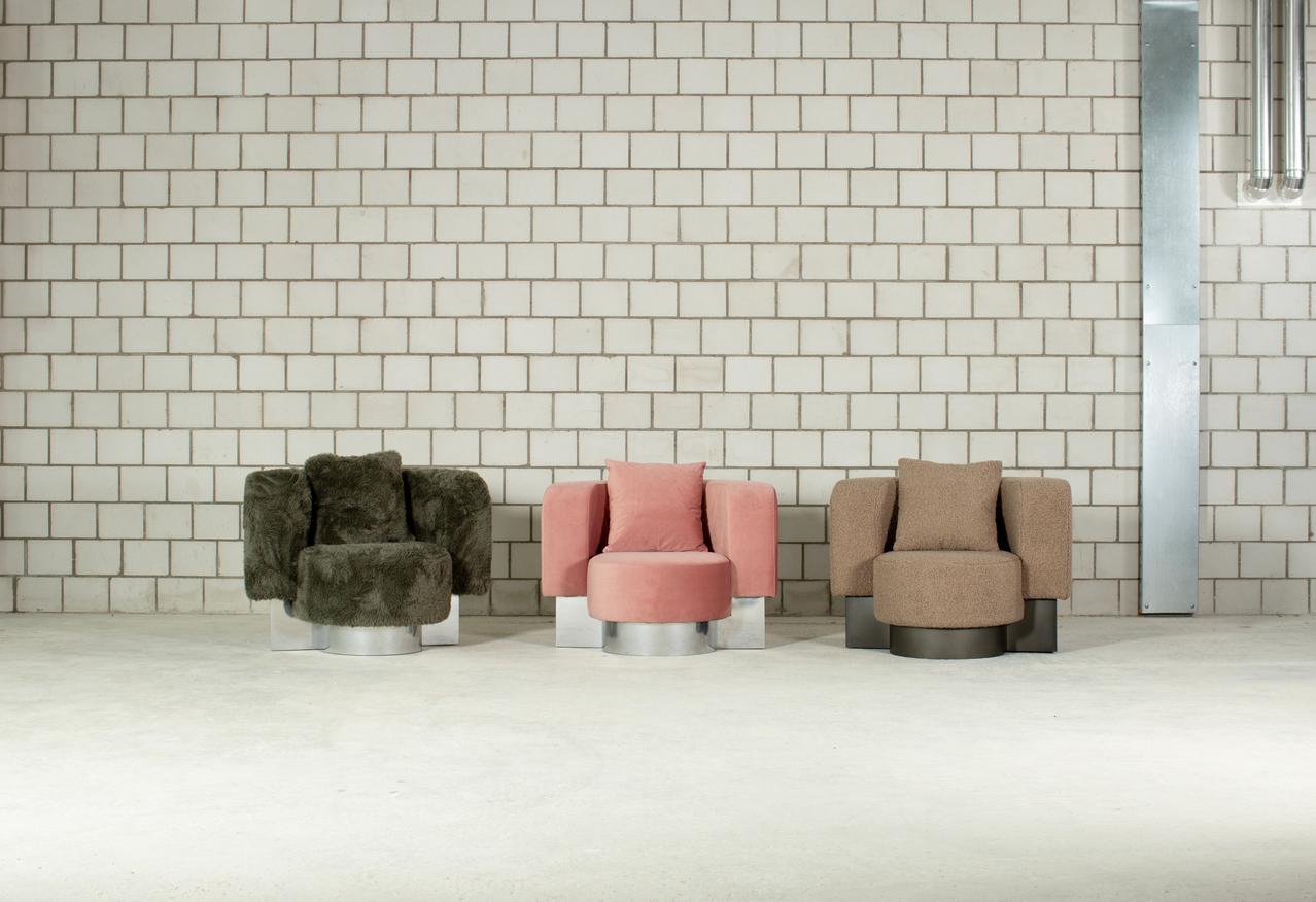 Sillón de piel sintética Wham One by Pulpo Siglo XXI y contemporáneo en venta