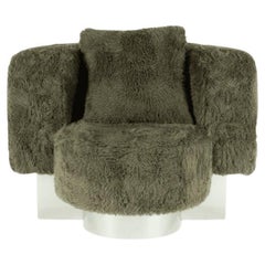 Wham One Faux Fur Armchair by Pulpo
