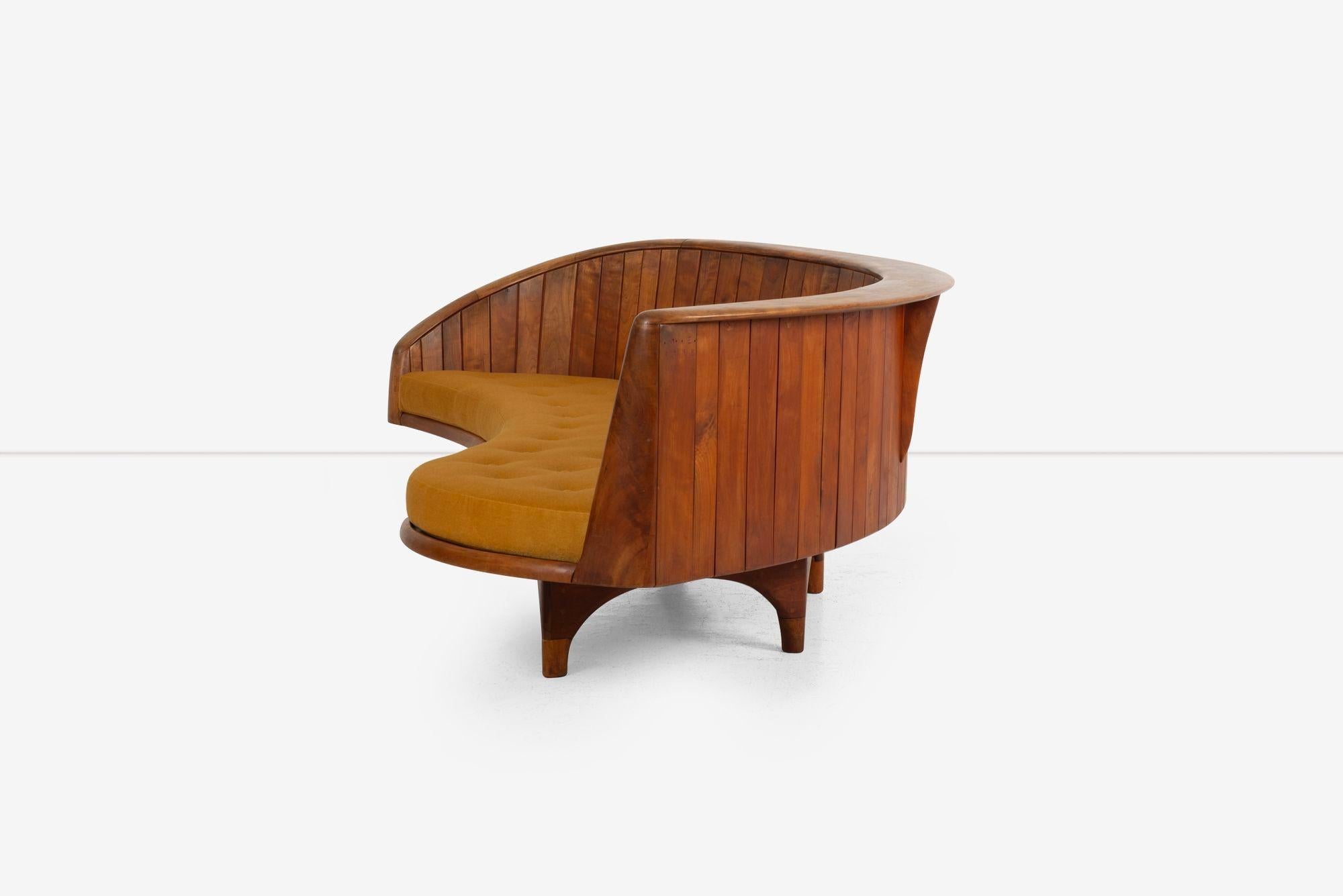 Sofá curvo Wharton Esherick 1958 en venta 5