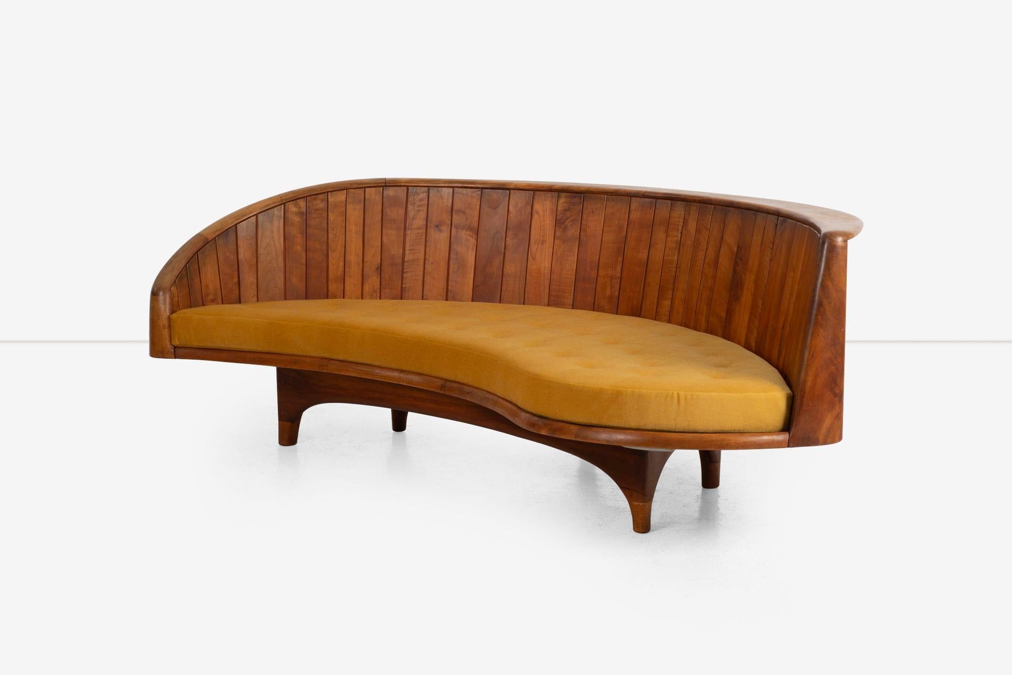 Sofá curvo Wharton Esherick 1958 en venta 6