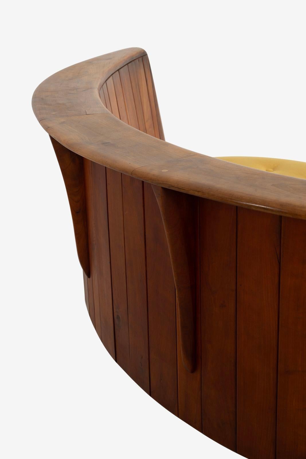 Sofá curvo Wharton Esherick 1958 en venta 13