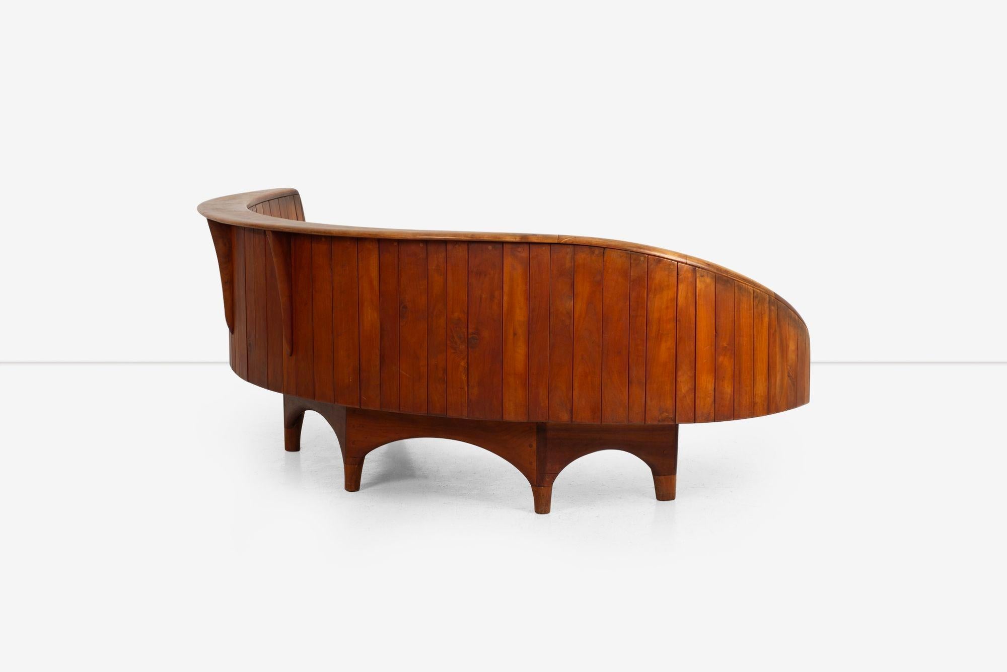 Sofá curvo Wharton Esherick 1958 en venta 2