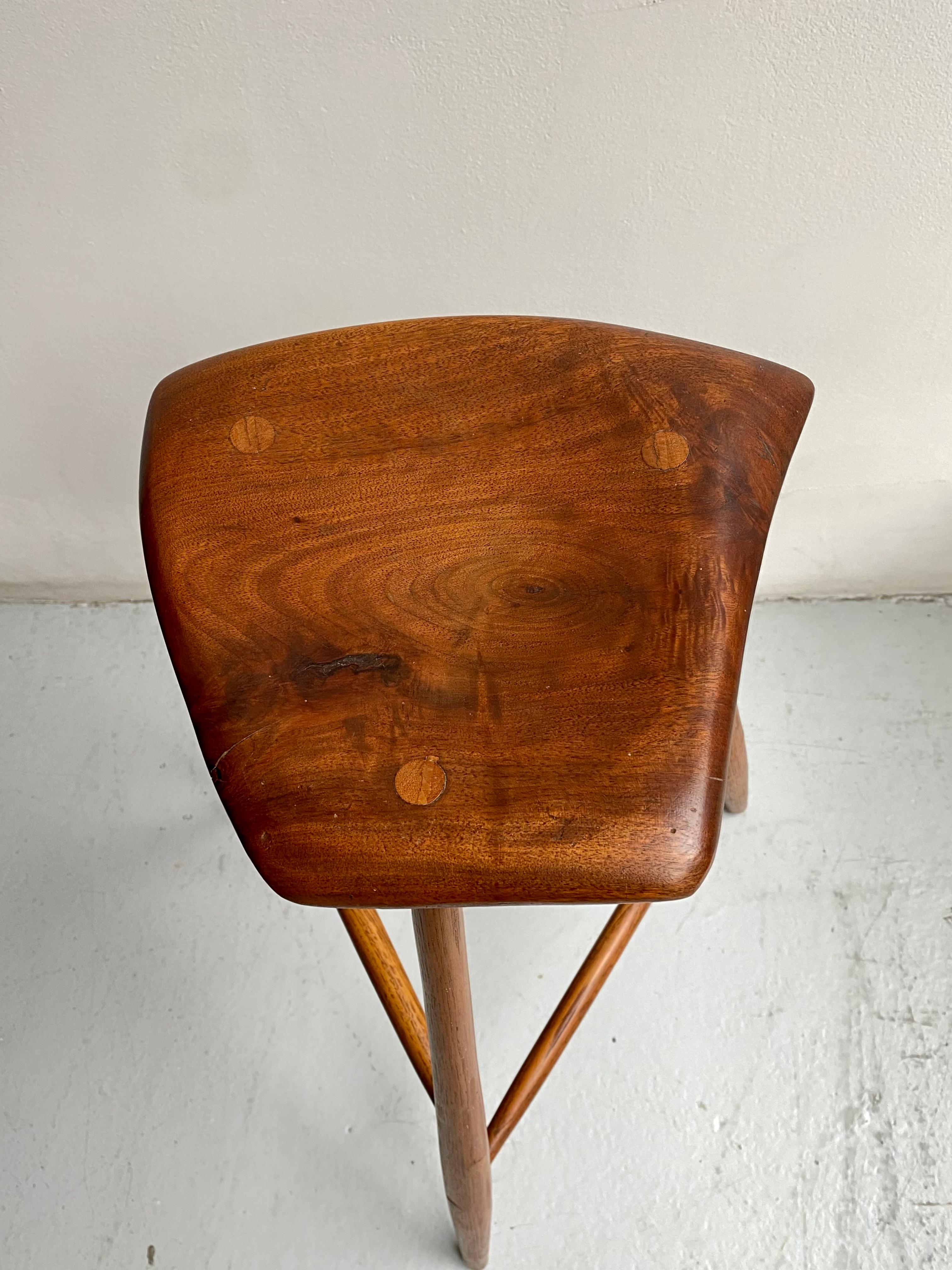 Mid-Century Modern Wharton Esherick, Freeform Stool, 1958 For Sale